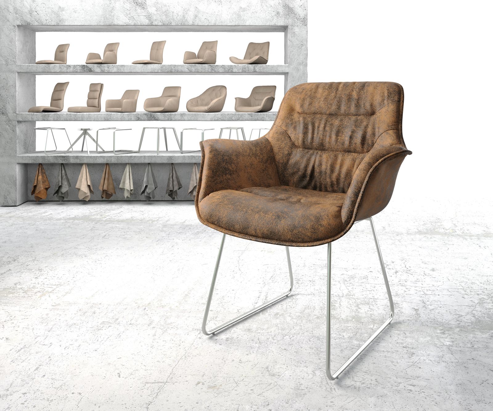 Fauteuil Kaira-Flex Chaise rembourrée 1