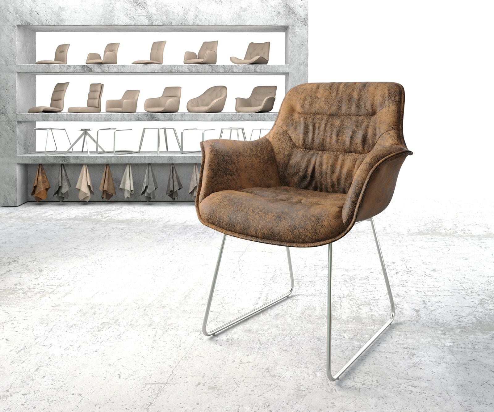 Fauteuil Kaira-Flex Chaise rembourrée 1 Fauteuil Kaira-Flex Chaise rembourrée 1