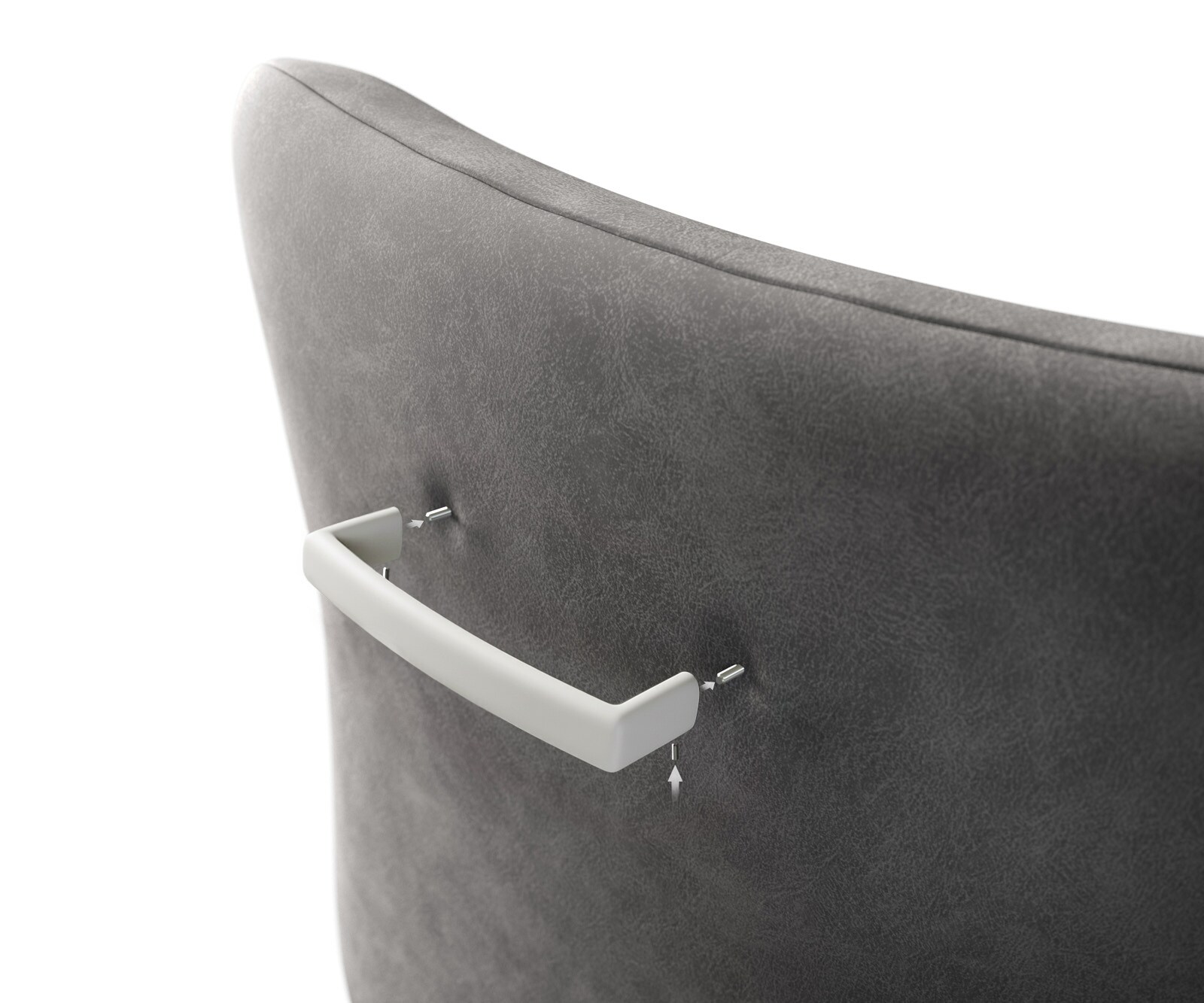 Poignée-de-chaise Flex-Flach métal blanc 3