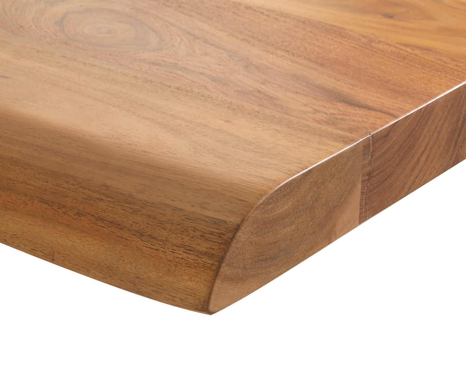 Plateau-de-table-à-manger Edge 160x90cm XL acacia nature Live-Edge 3