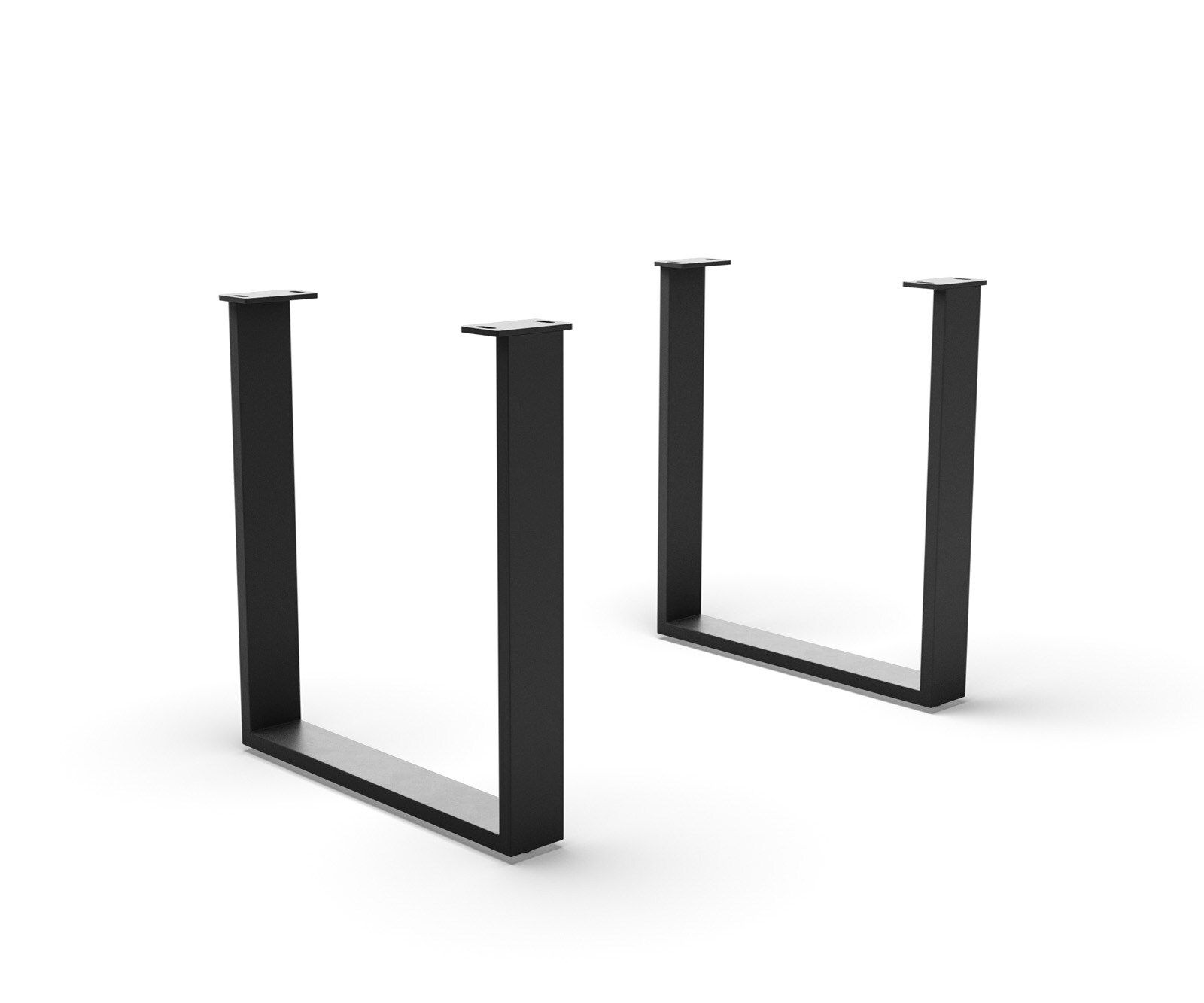 Cadre de table acier inoxydable large (set de 2) 2