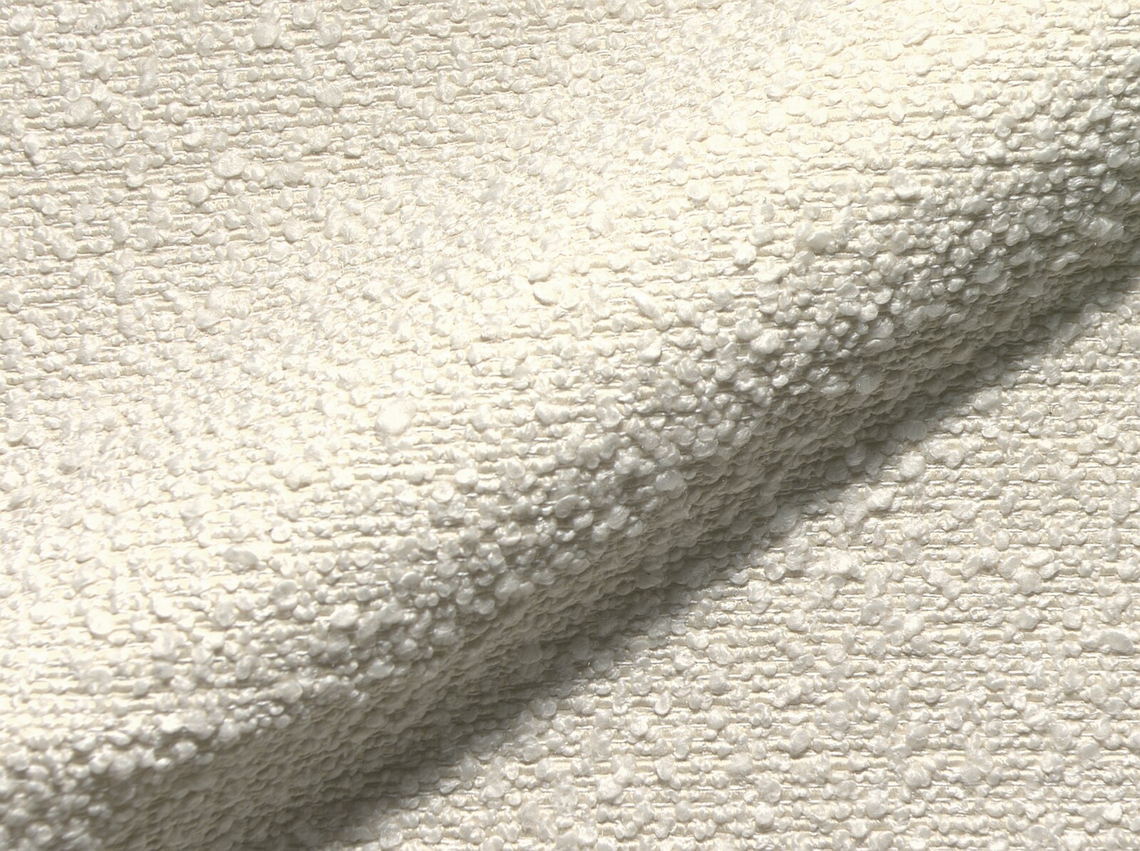canapé panoramique Estrea tissu bouclé crème-blanc 500x250 cm  2