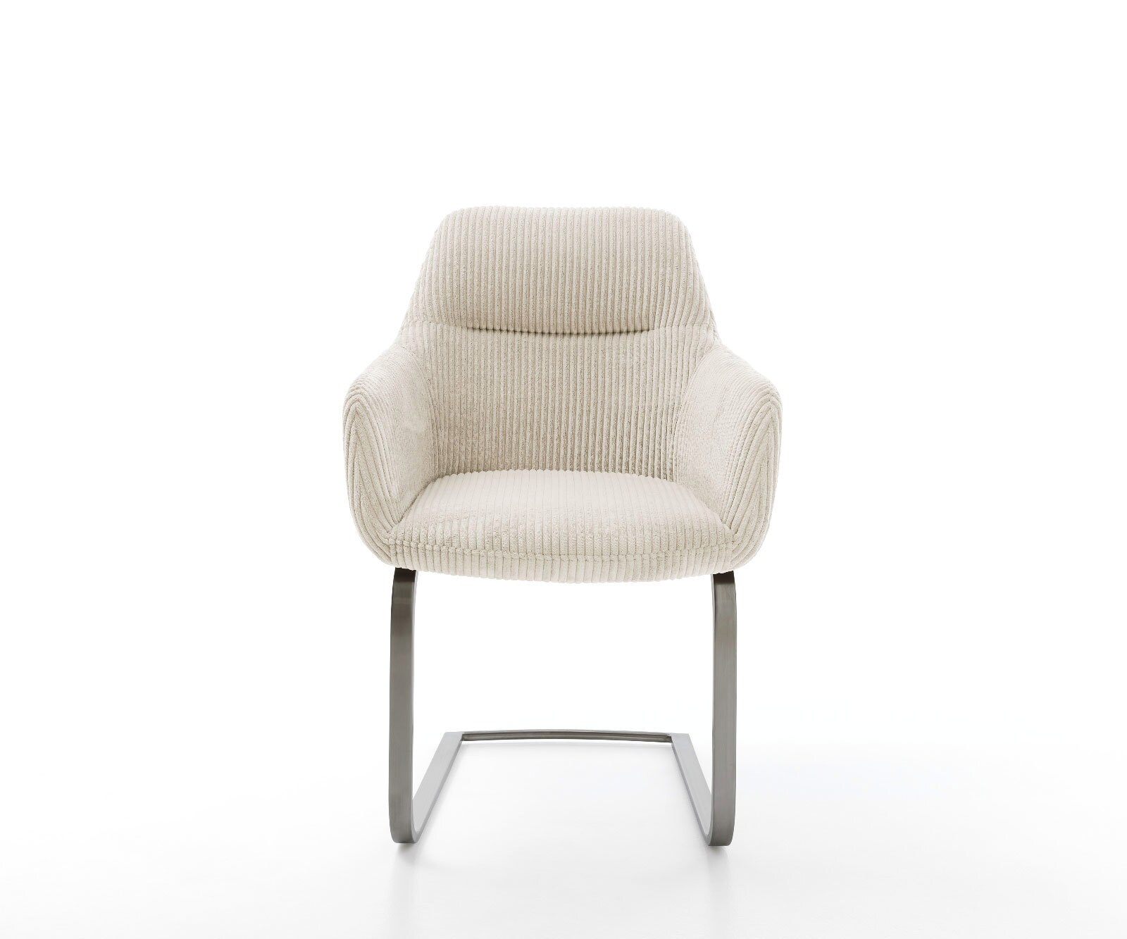 Cantilever Pejo-Flex côtelé beige pied cantilever plat grafiete ressorts ensachés 2