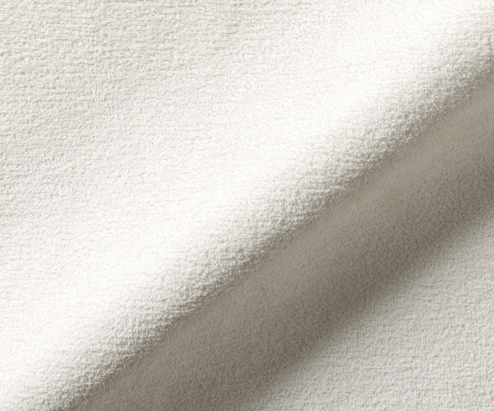 Chaise-pivotante Nube-Flex bouclé doux beige pied croisé large blanc pivotement sur 360° fonction bascule resorts ensachés 3