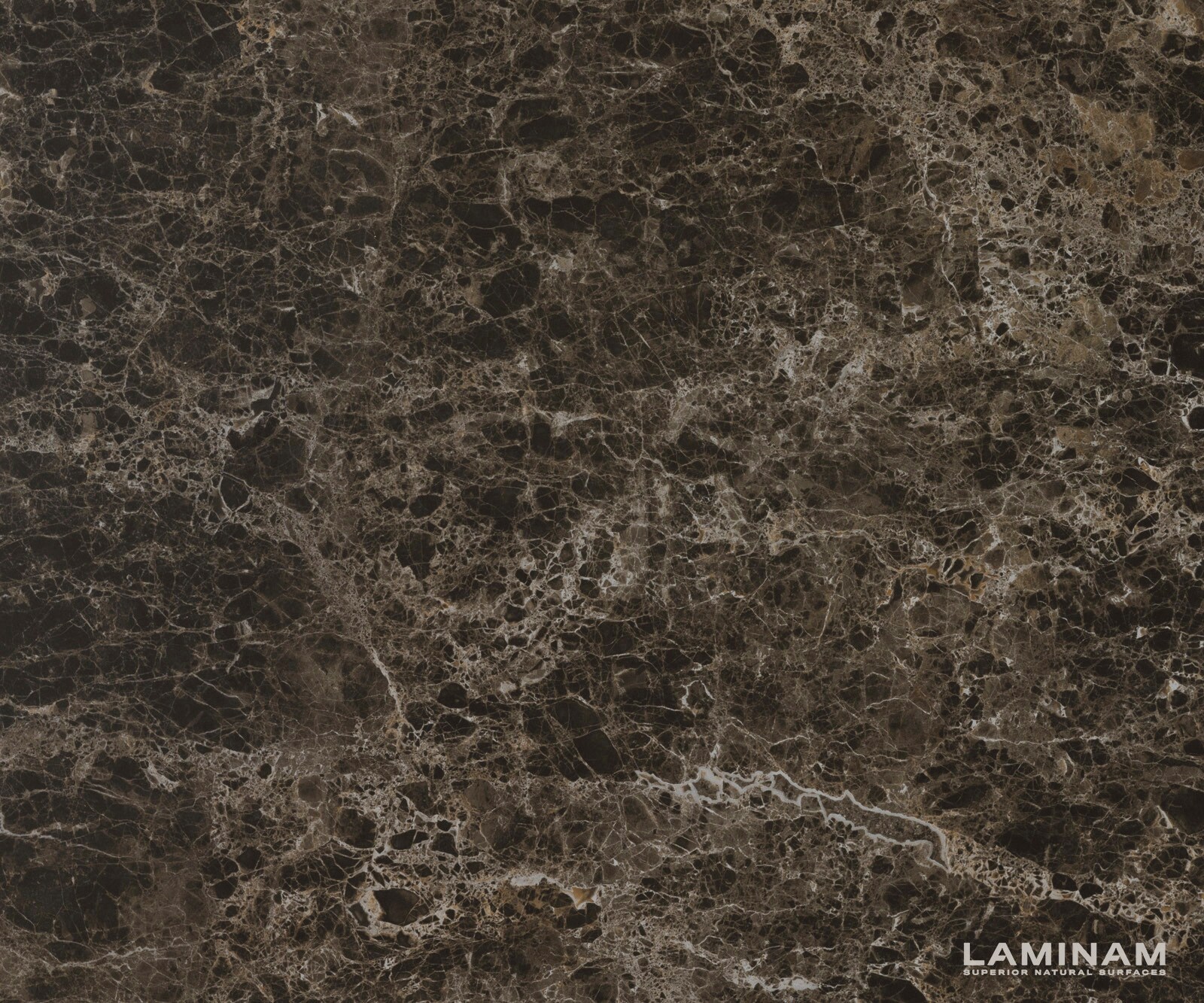 Table basse Edge Boot 120x70 cm céramique Laminam® Emperador Extra Lucidato brun foncé Conis argent métallique 3