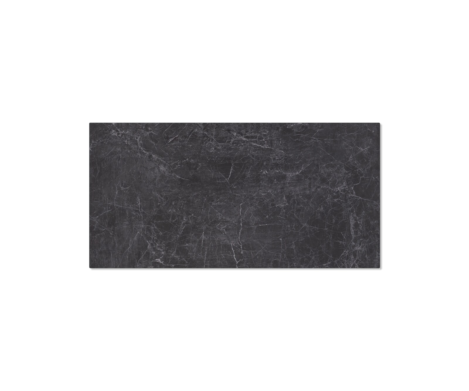 Table-à-manger Edge 200x100cm Laminam® céramique gris pieds milieu croisé argent 3