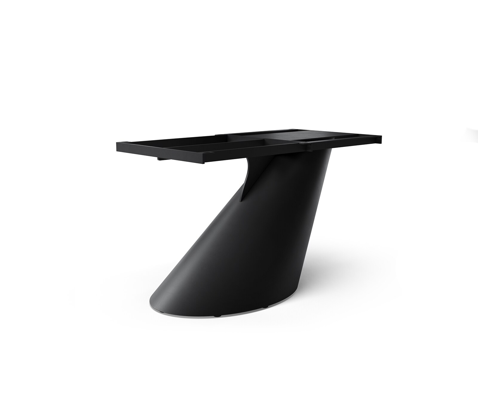Piètement de table Cono métal noir 1