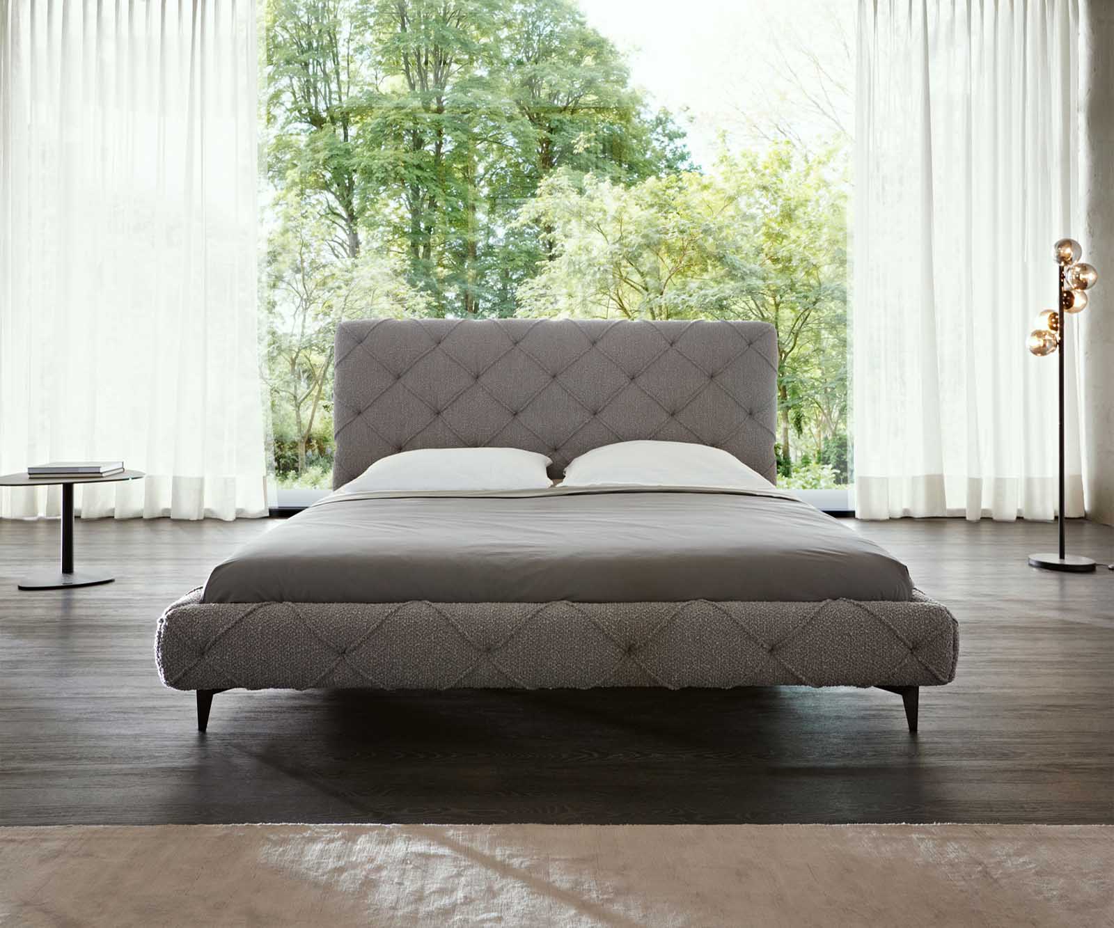 Sommier-rembourré Nayara 180x200 cm Bouclé Gris Argenté 3