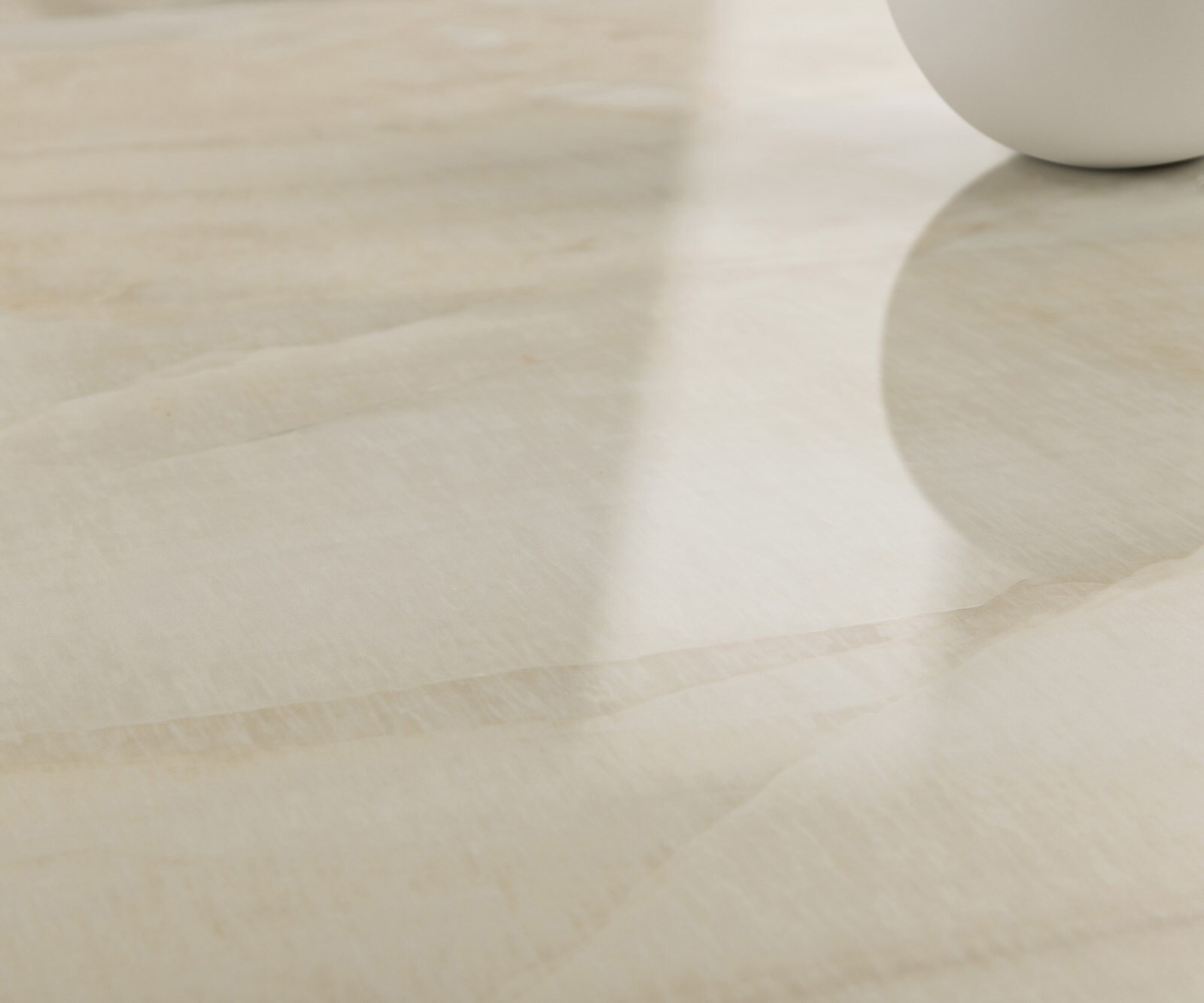 Table à manger Edge 300x100 Céramique Laminam® Onice Oro Acier inoxydable Étroit 5