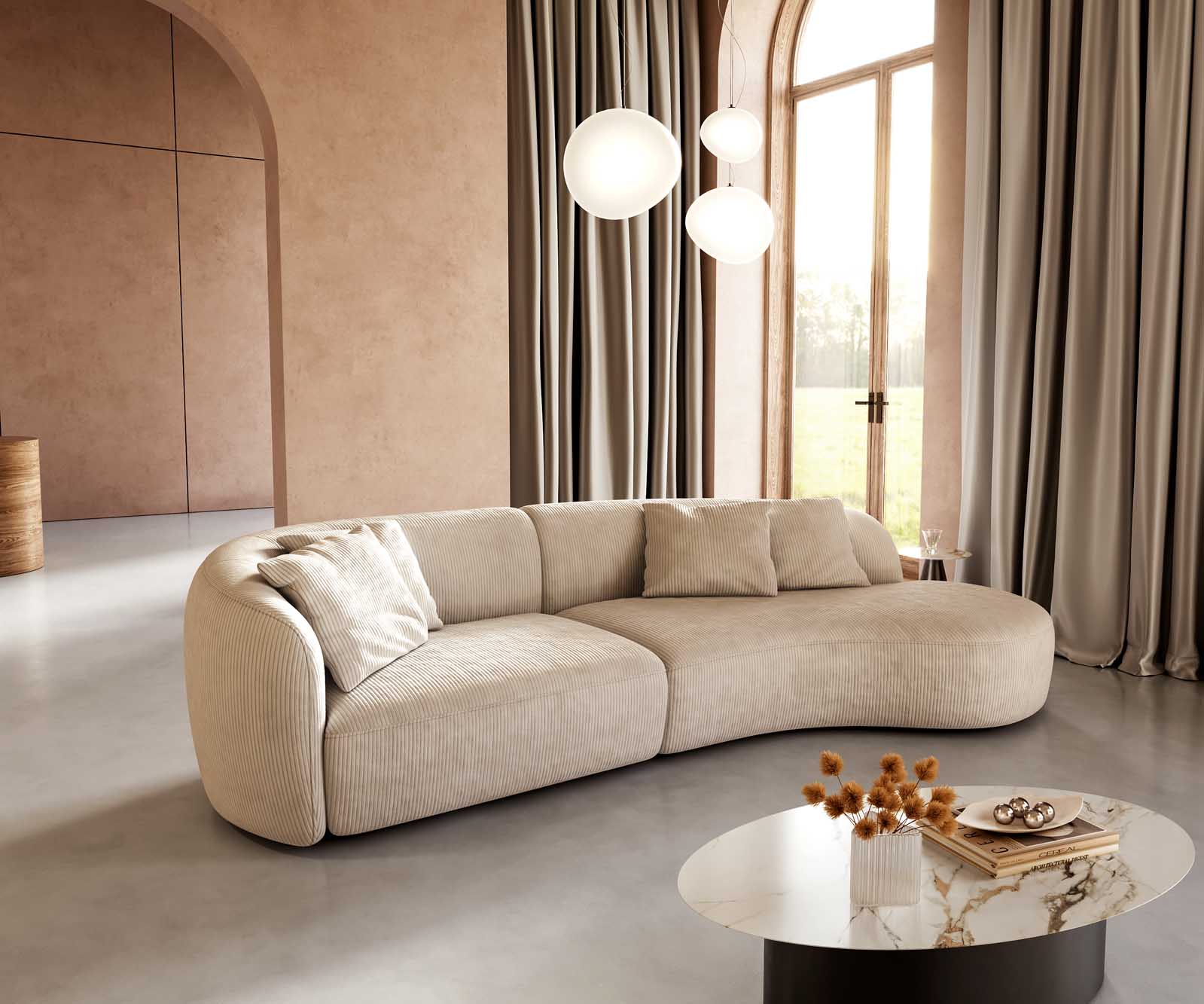 Big-Sofa Mairi 350x130 cm 1