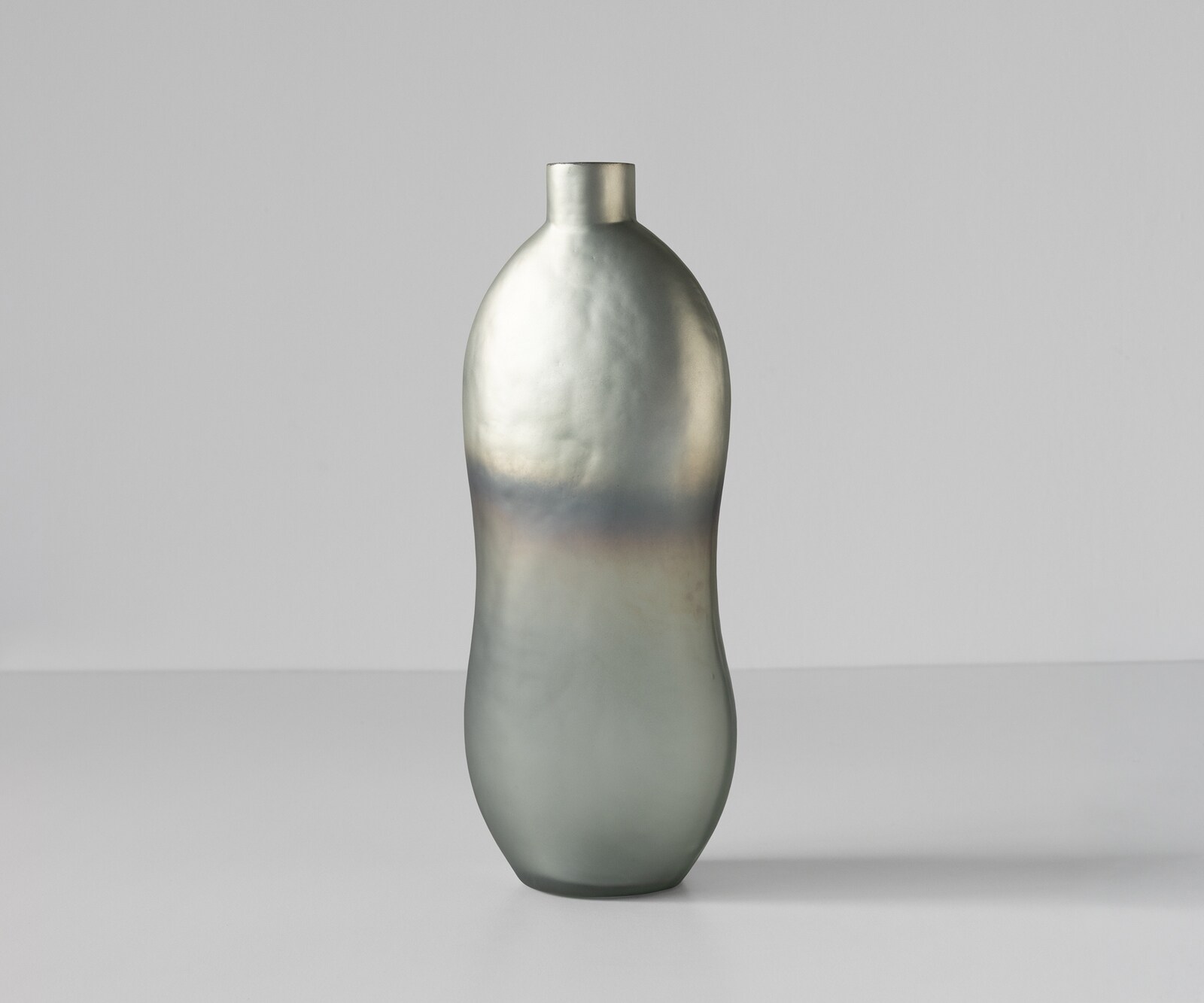 Vase Mireva l18 x P11 x H41 cm Verre Aurora Soufflé à la bouche