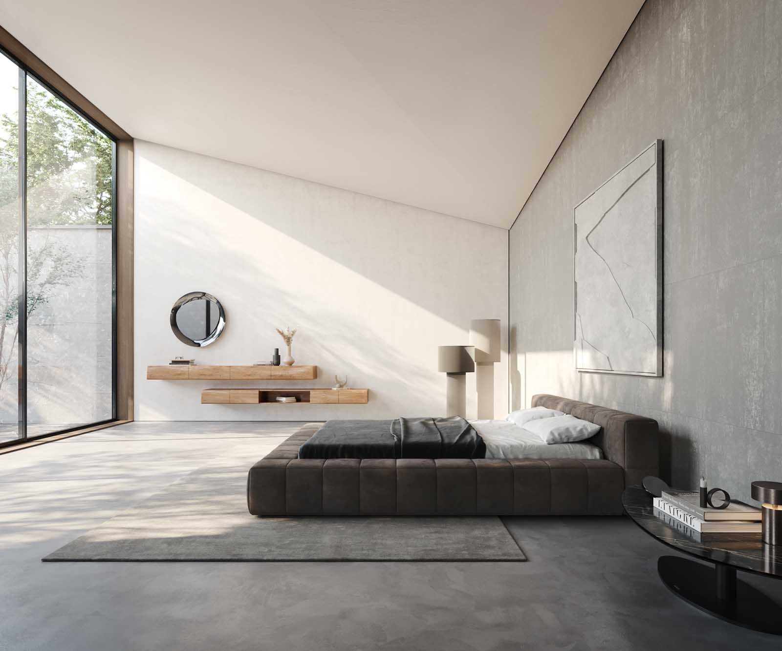 Sommier-rembourré Espazio 140x200 cm microfibre taupe vintage avec espace de rangement 5 Sommier-rembourré Espazio 140x200 cm microfibre taupe vintage avec espace de rangement 5