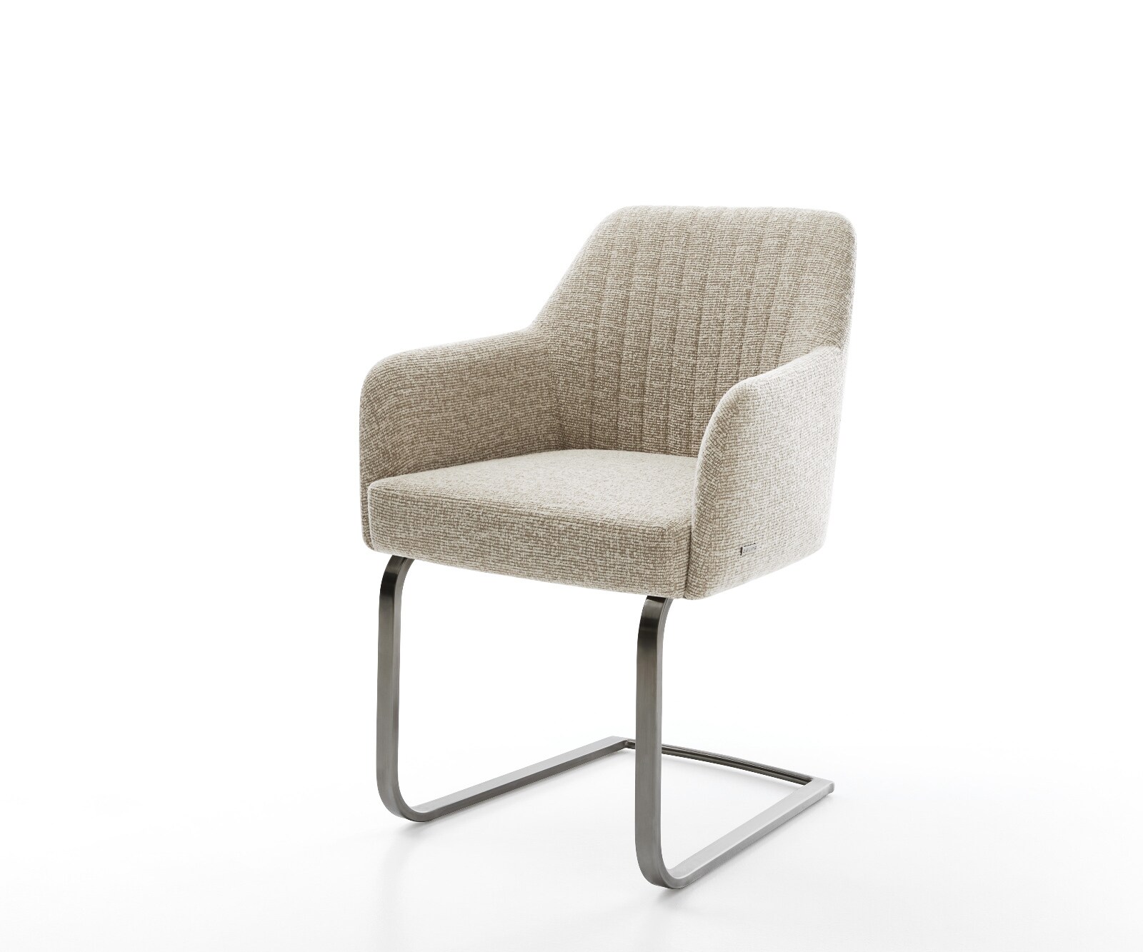 Cantilever Greg-Flex tissu tissé doux beige pied cantilever plat grafiete resorts ensachés 1