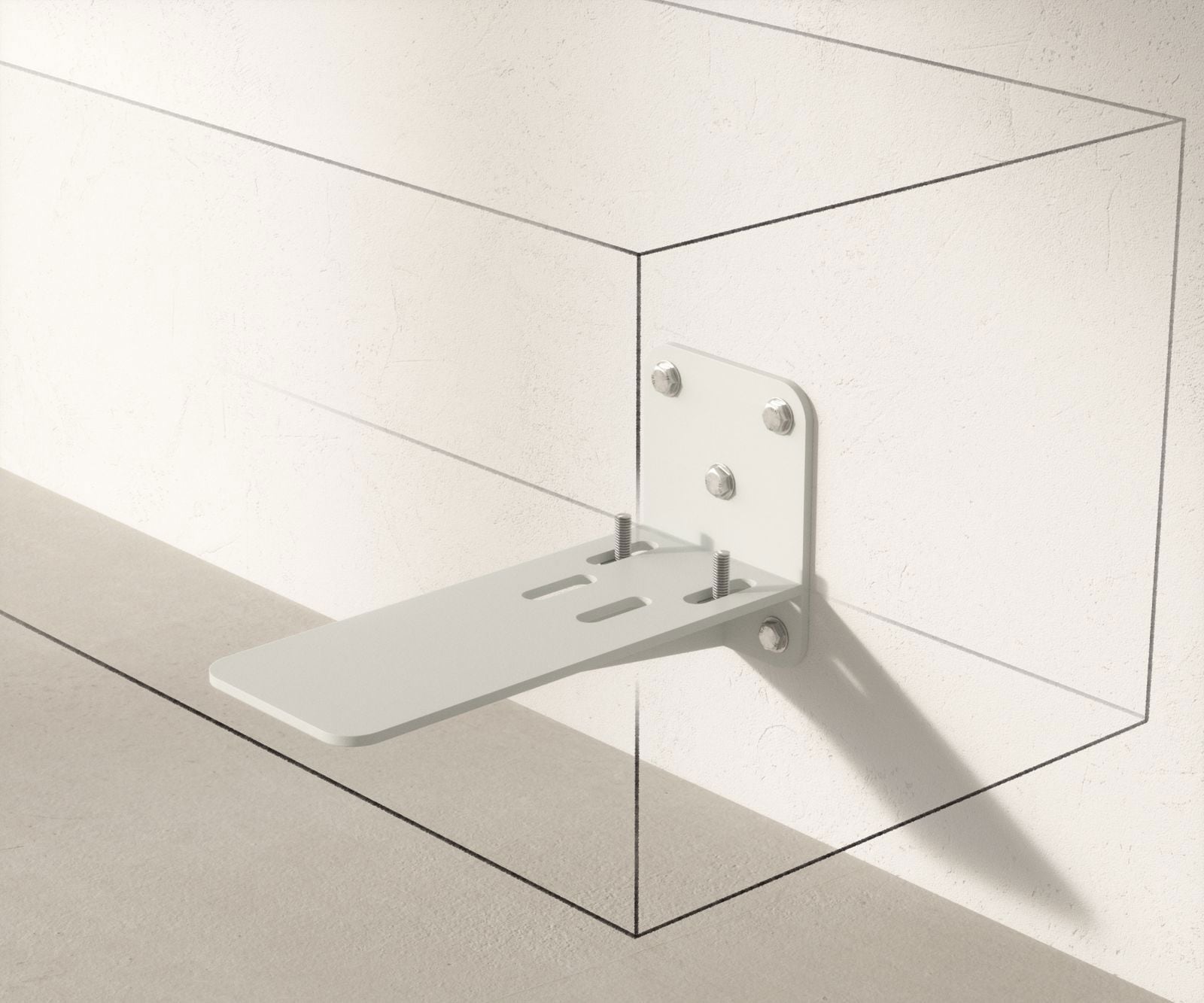 Meuble-TV Budaya 200 cm manguier naturel 2 portes fixation murale 8