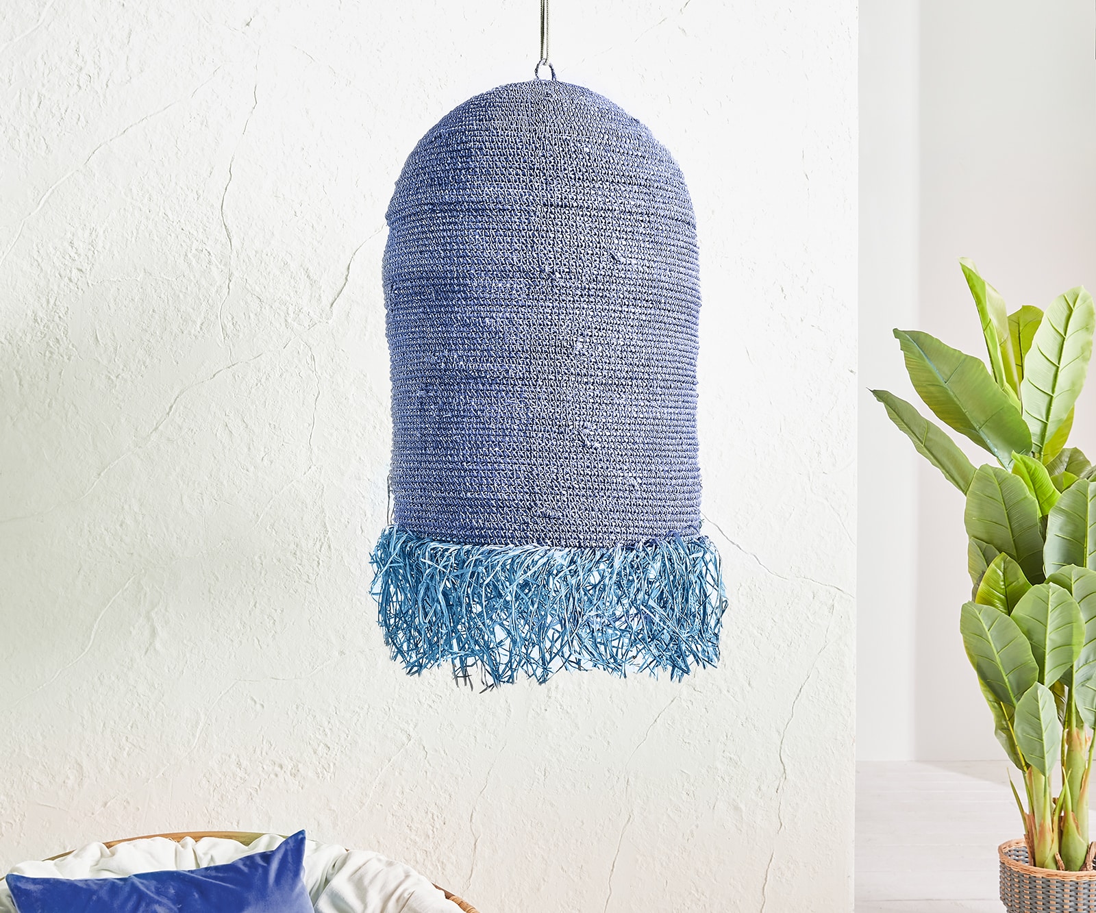 Abat-jour Kubu-Kubu  Ø 75x90 cm Violet de jacinthe d'eau Abat-jour Kubu-Kubu  Ø 75x90 cm Violet de jacinthe d'eau