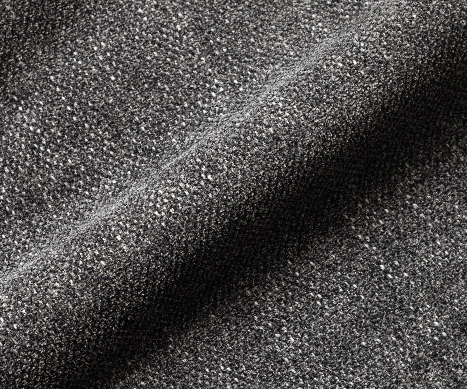 Canapé d'angle Isla 330x225 cm Chenille Anthracite méridiènne  gauche 2