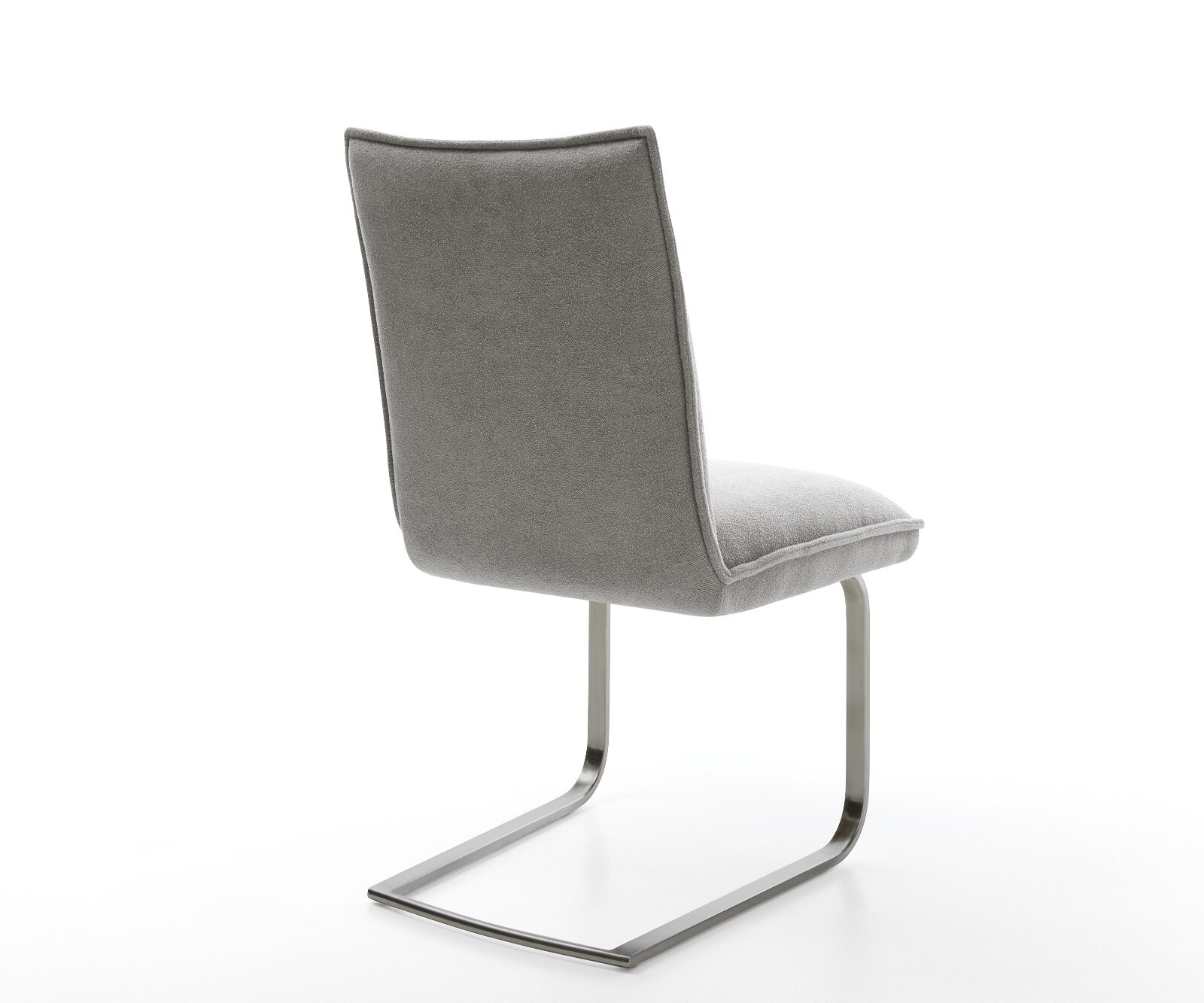 Cantilever Lelio-Flex tissu structuré doux gris pied cantilever plat grafiete resorts ensachés 5