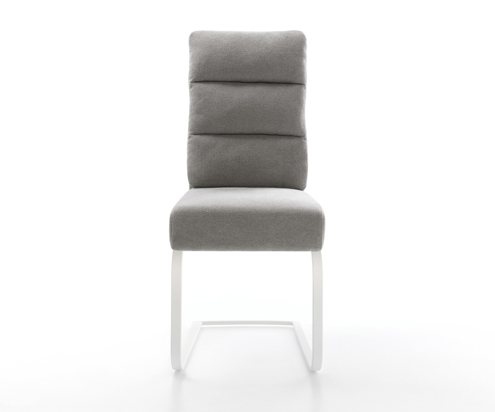 Cantilever Pela-Flex tissu structuré doux gris pied cantilever plat blanc resorts ensachés 2