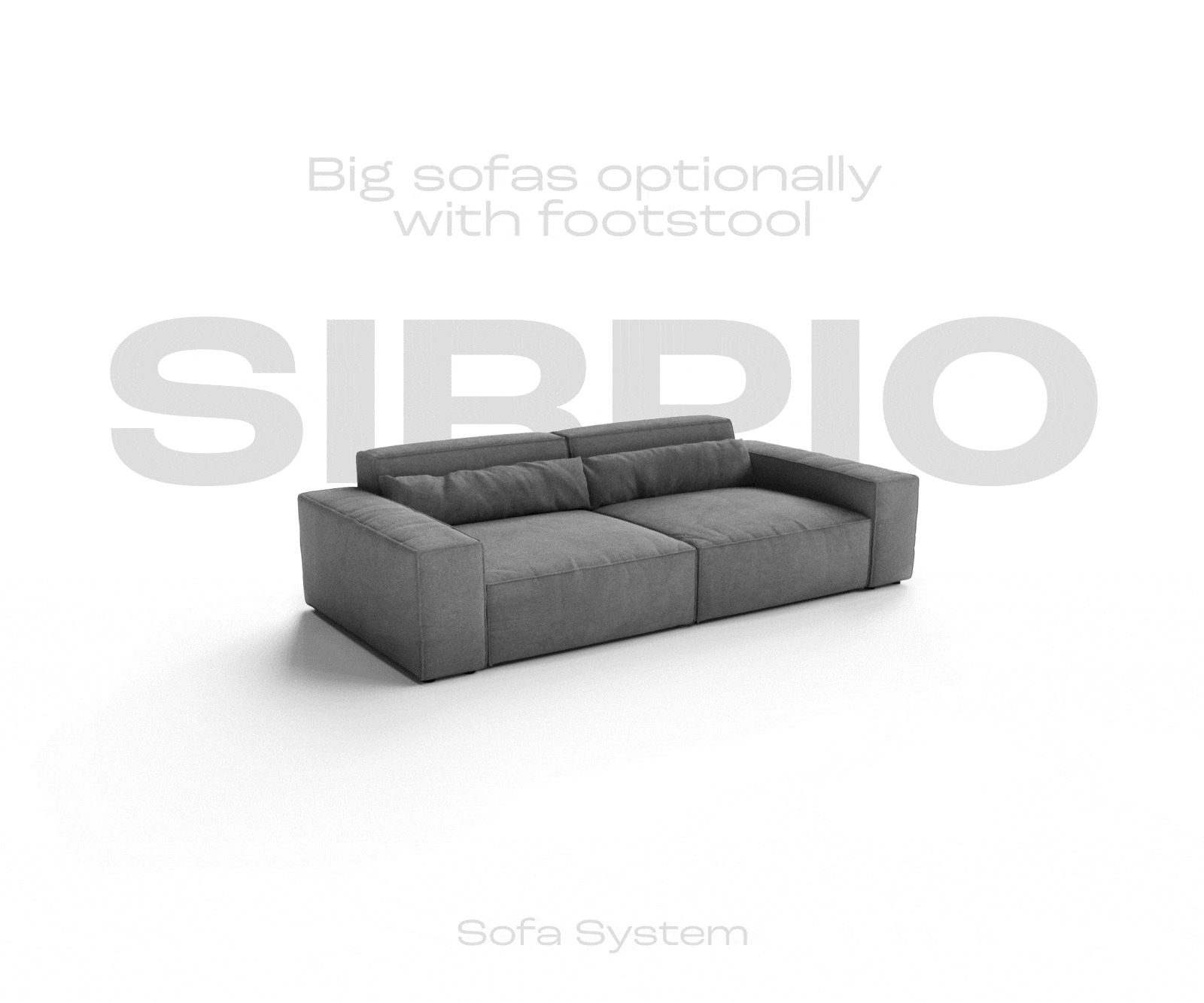 Canapé d'angle Sirpio XL 370x170 cm Microfibre Noir Recamiere variable 8