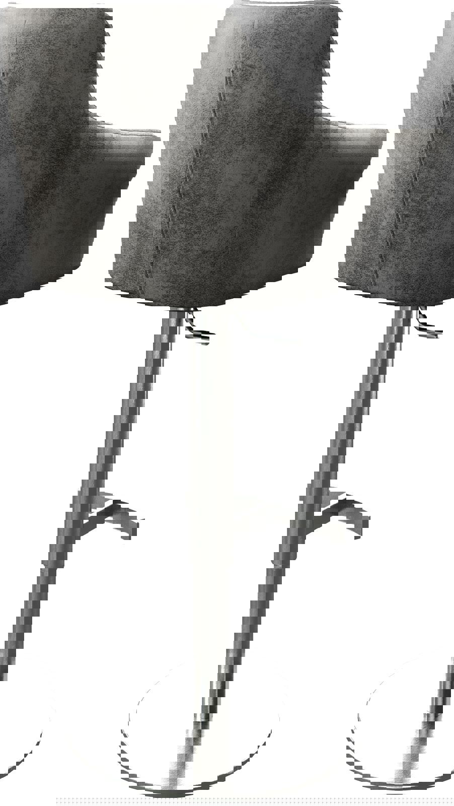 Chaise-de-bar Yulo-Flex vintage gris base tournante réglable en haut acier inoxydable 4 Chaise-de-bar Yulo-Flex vintage gris base tournante réglable en haut acier inoxydable 4