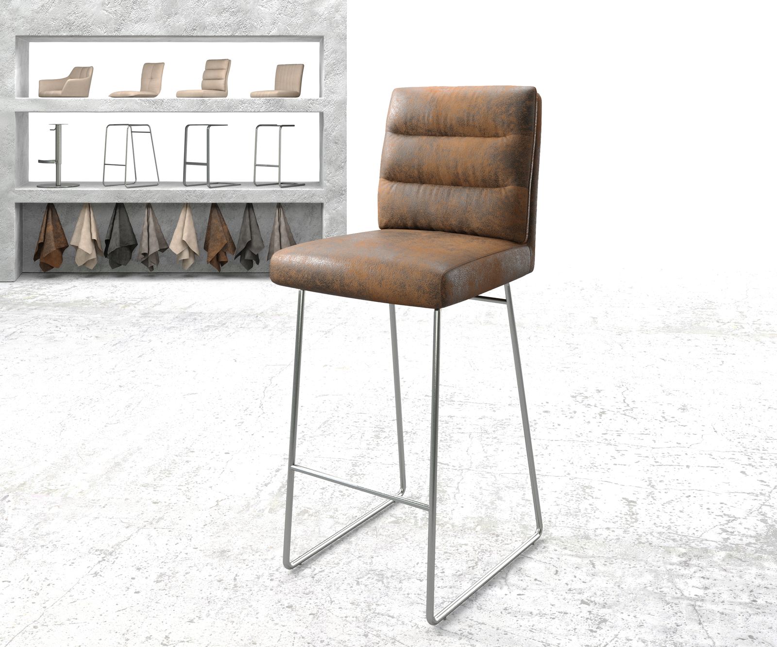 Chaise-de-bar Pela-Flex chaise rembourrée 1