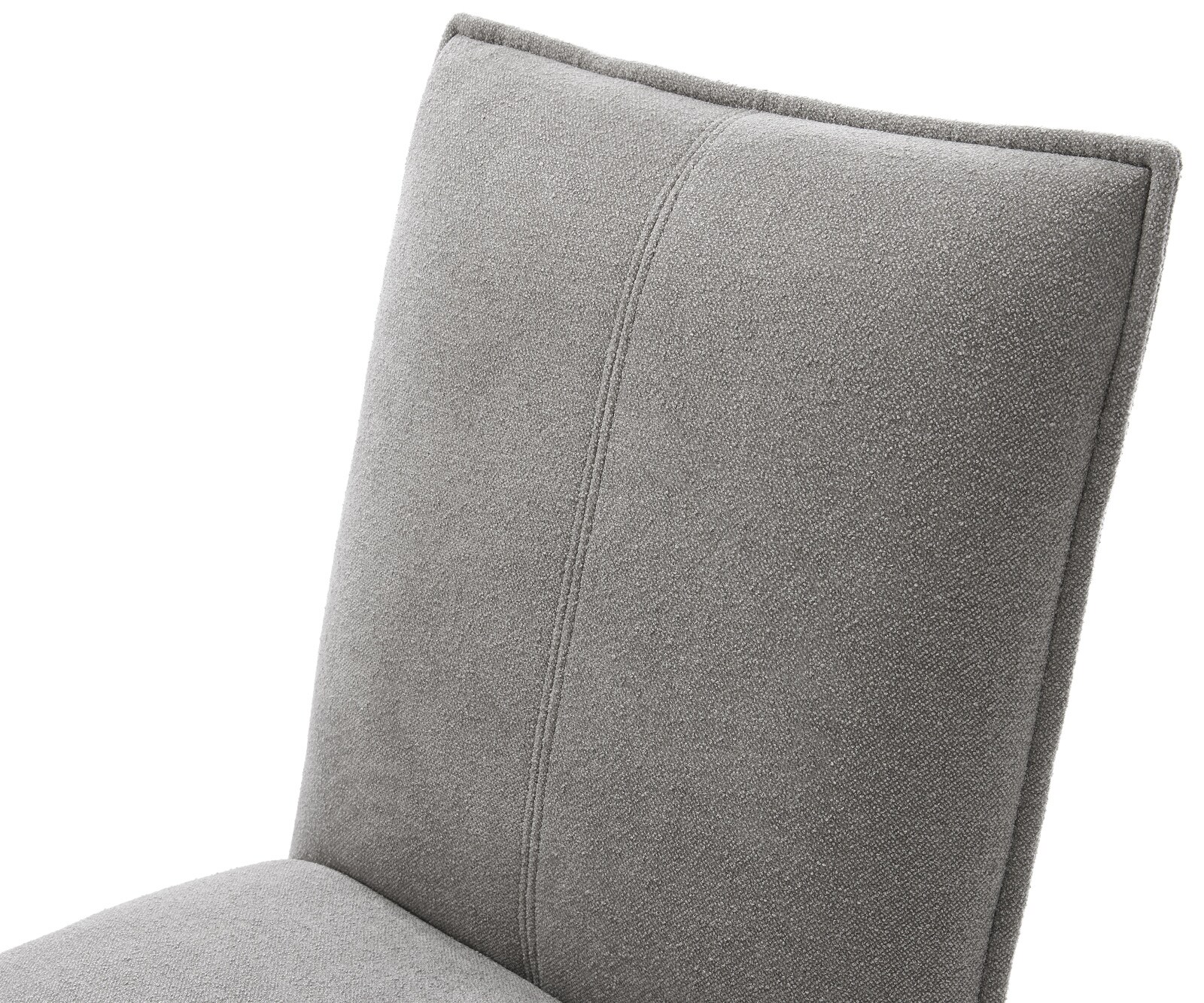 Chaise-pivotante Lelio-Flex tissu structuré doux gris pied de chaise 4 branches grafiete pivotement sur 360° fonction bascule resorts ensachés 4