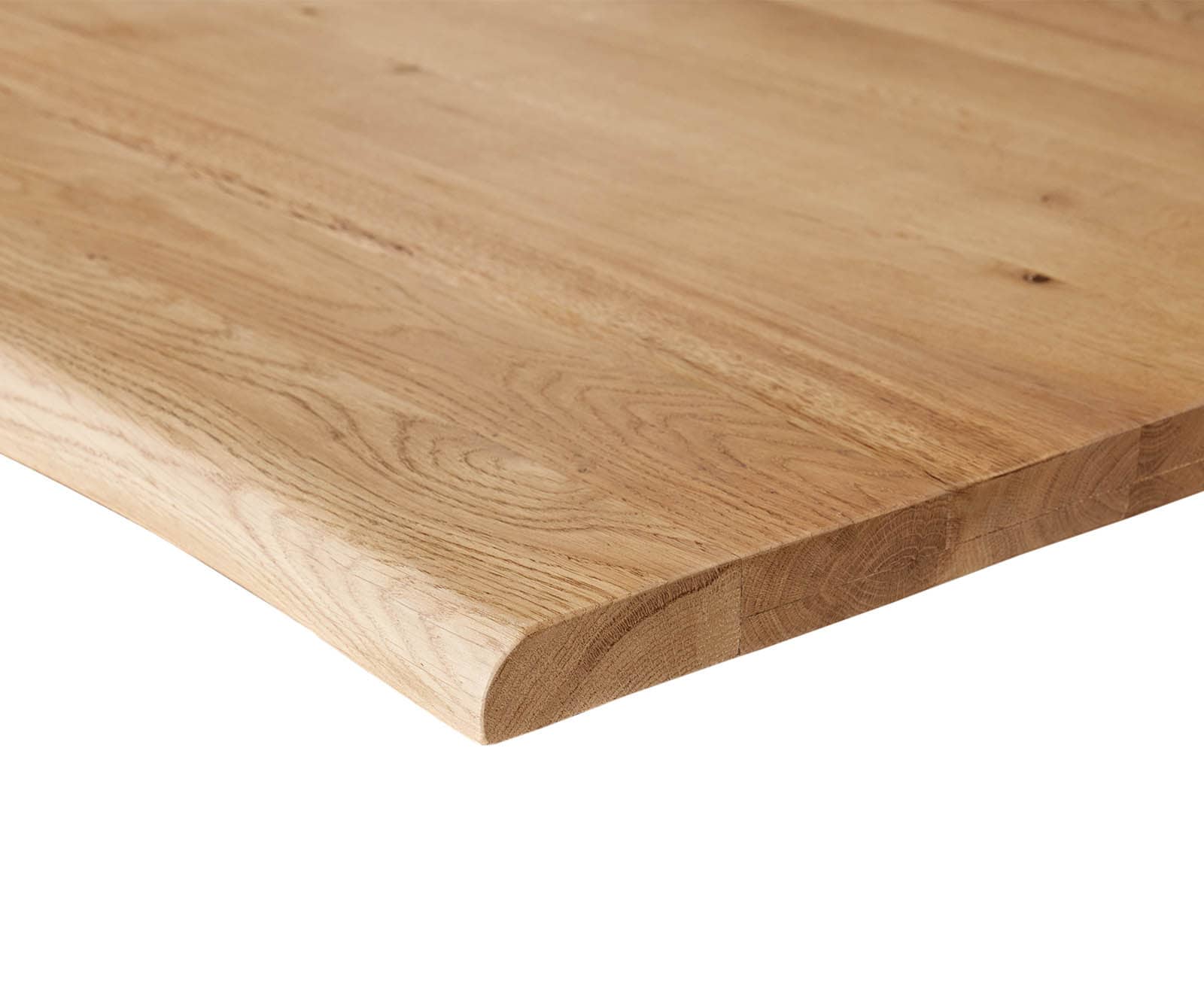 Table à manger Edge 260x100x2,5-3 chêne nature verre Live-Edge 5