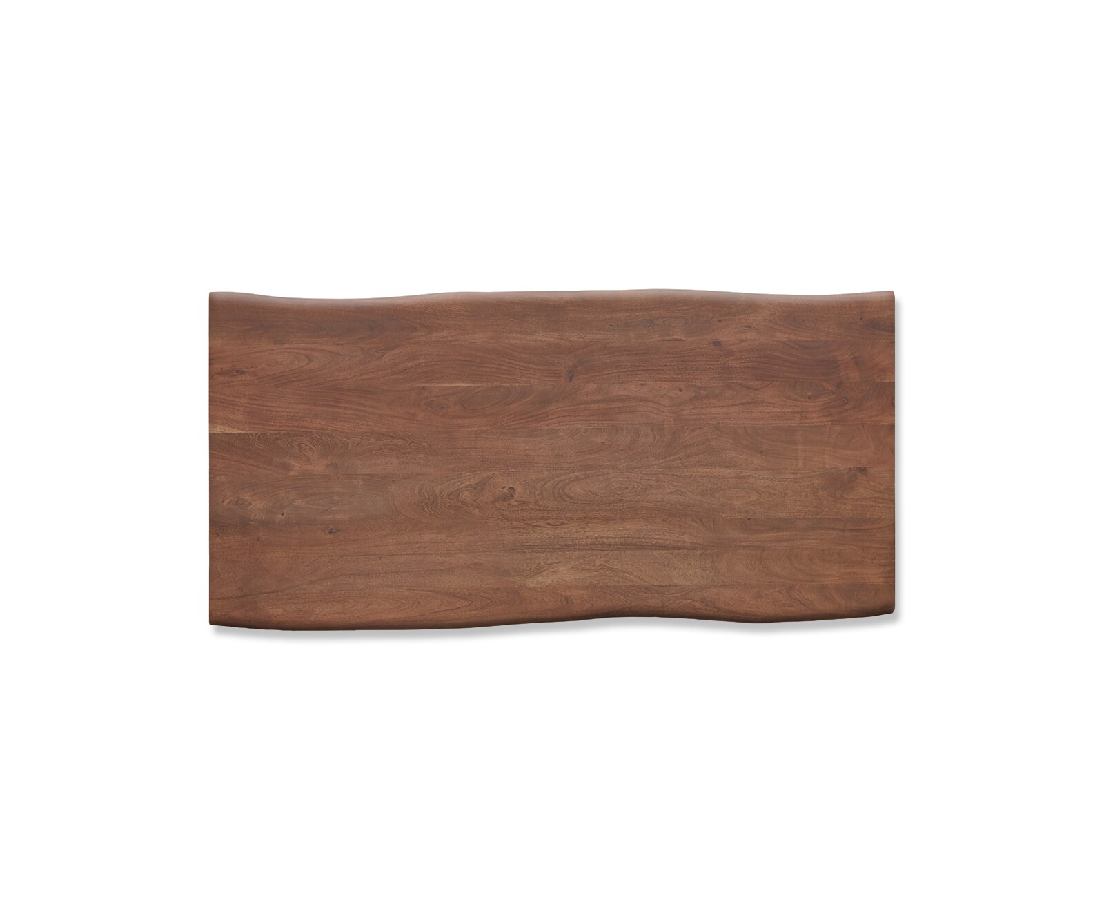 Table-à-manger Edge 200x100 XL acacia marron acier inoxydable mince Live-Edge 3 Table-à-manger Edge 200x100 XL acacia marron acier inoxydable mince Live-Edge 3