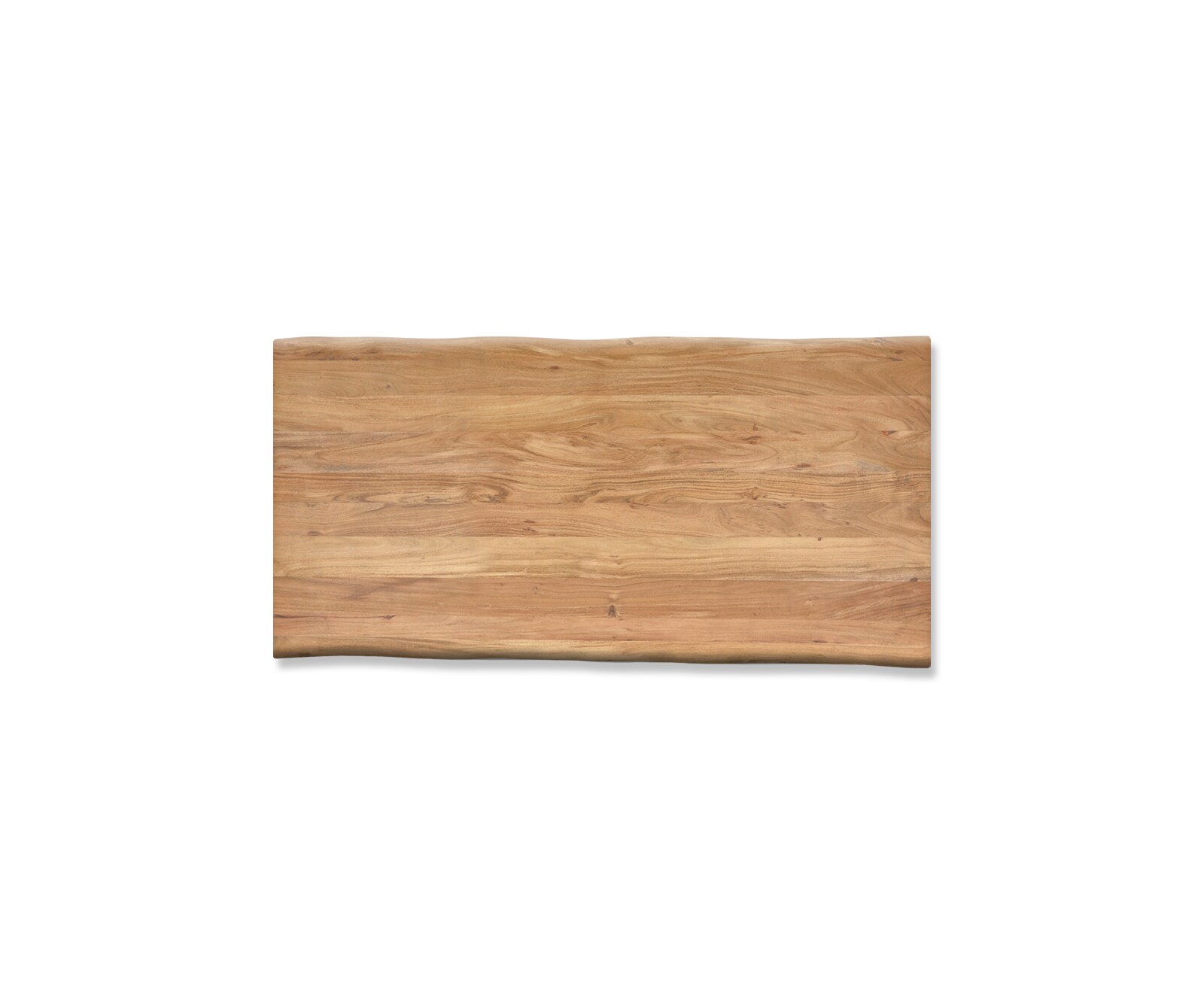 Table à manger Edge 180x90 XL acacia naturel cadre traîneau noir Live-Edge 3