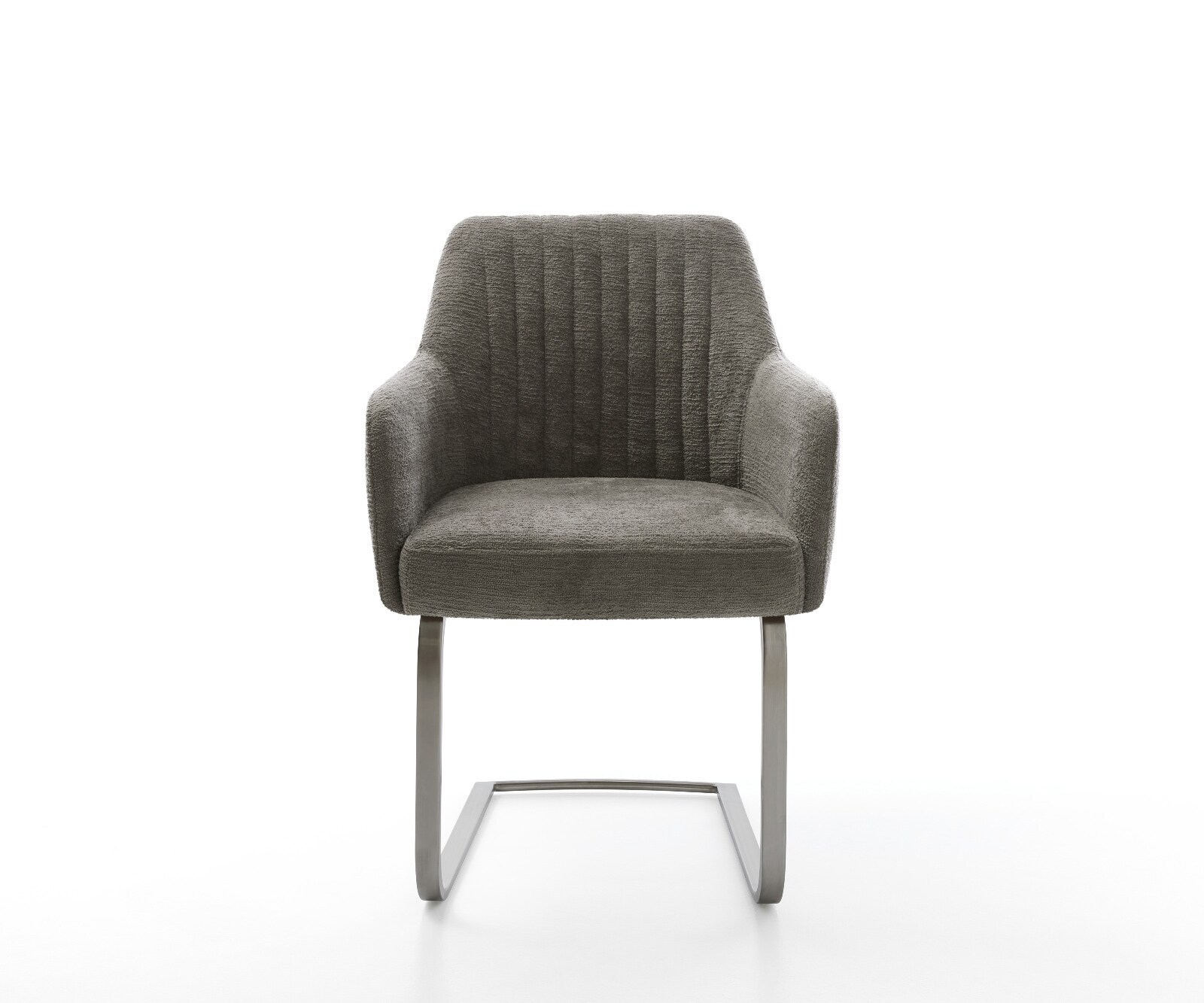 Cantilever Greg-Flex bouclé doux couleur boue pied cantilever plat grafiete resorts ensachés 2