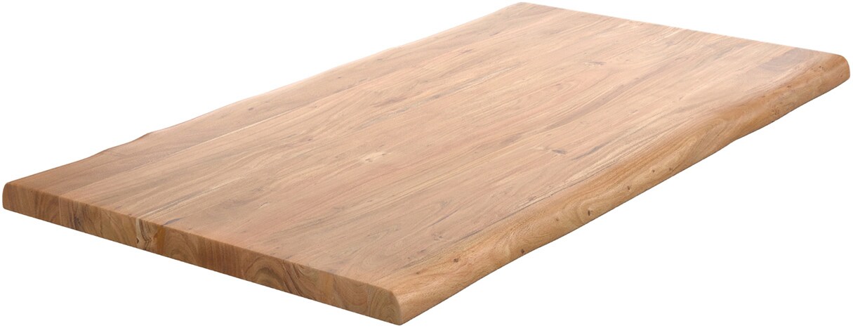 Plateau-de-table-à-manger Edge 160x90cm XL acacia nature Live-Edge