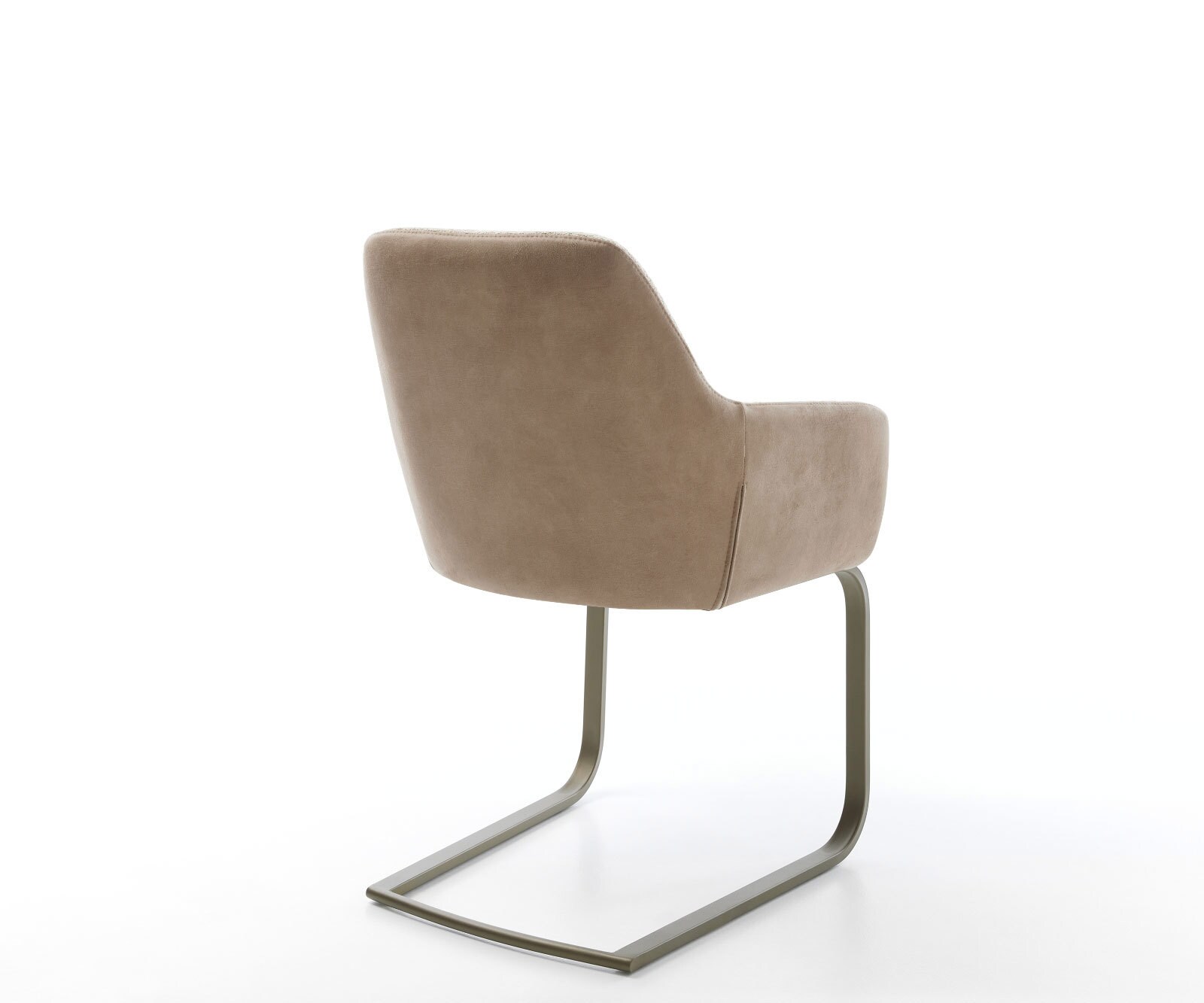 Cantilever Pejo-Flex tissu mixte couleur boue pied cantilever plat aspect titane ressorts ensachés 4
