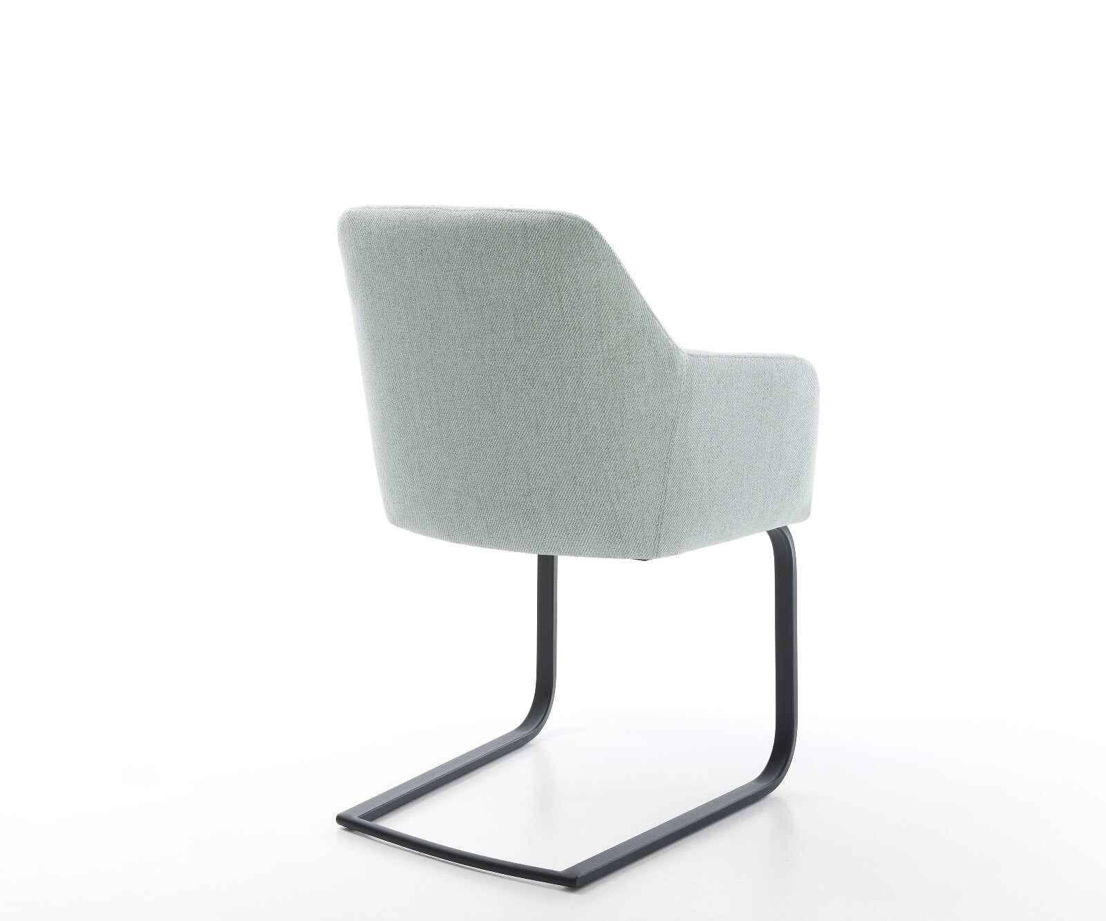 Cantilever Greg-Flex rayures Vert menthe pied cantilever plat noir 4