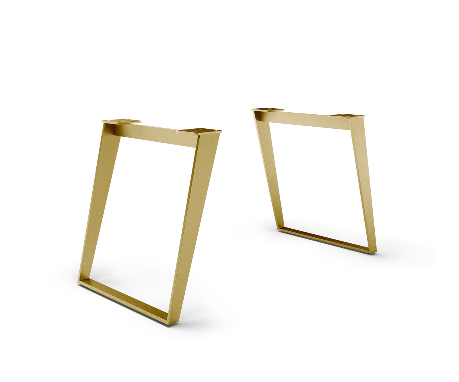 Cadre de table acier inoxydable incliné (set de 2) Cadre de table acier inoxydable incliné (set de 2)