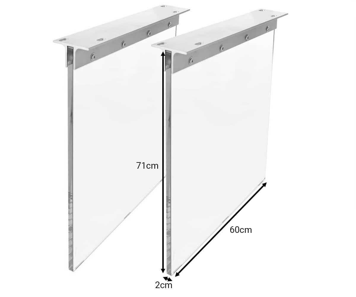 Cadre de table verre (set de 2) 2