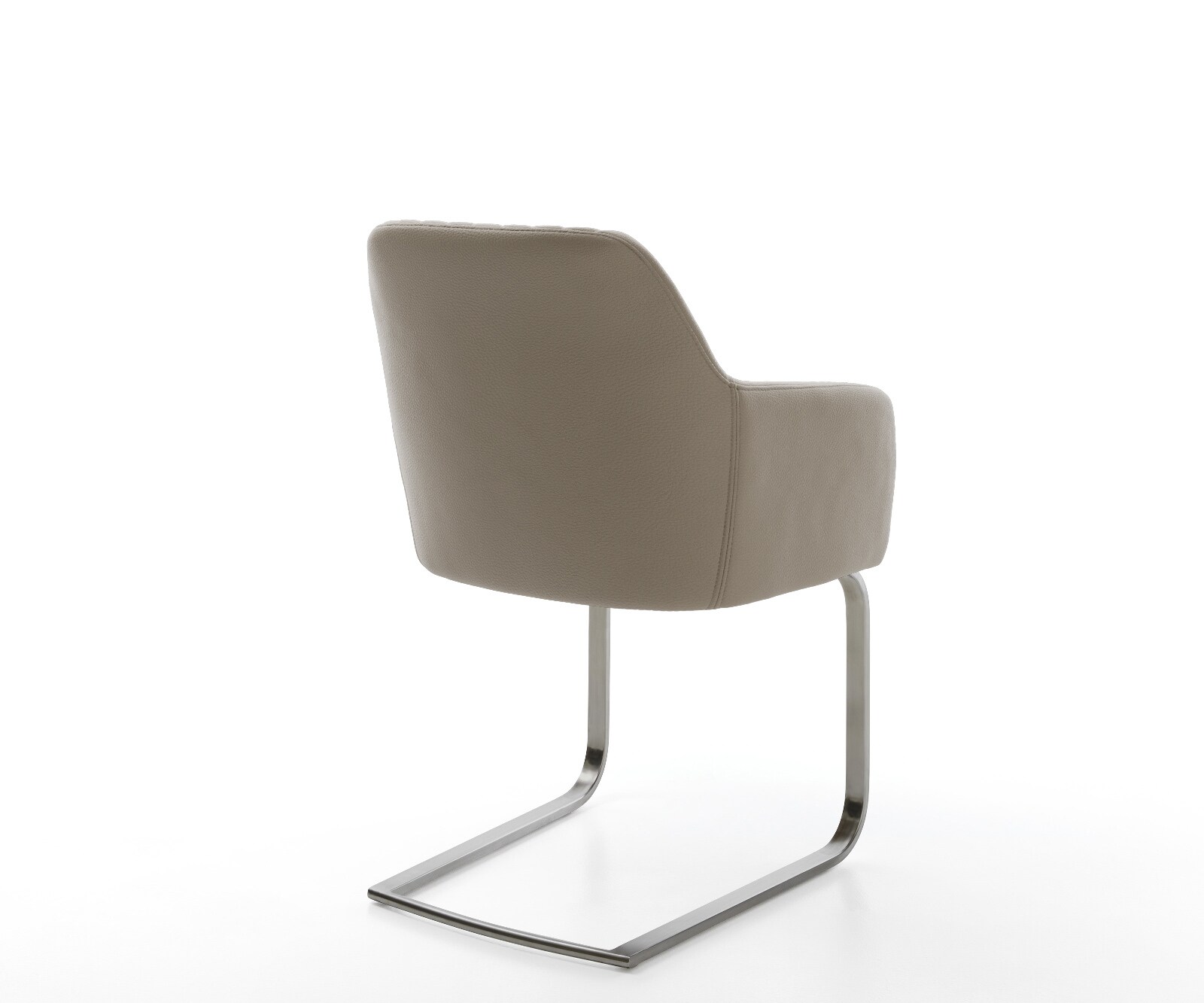 Cantilever Greg-Flex cuir de vache couleur boue pied cantilever plat grafiete ressorts ensachés 5