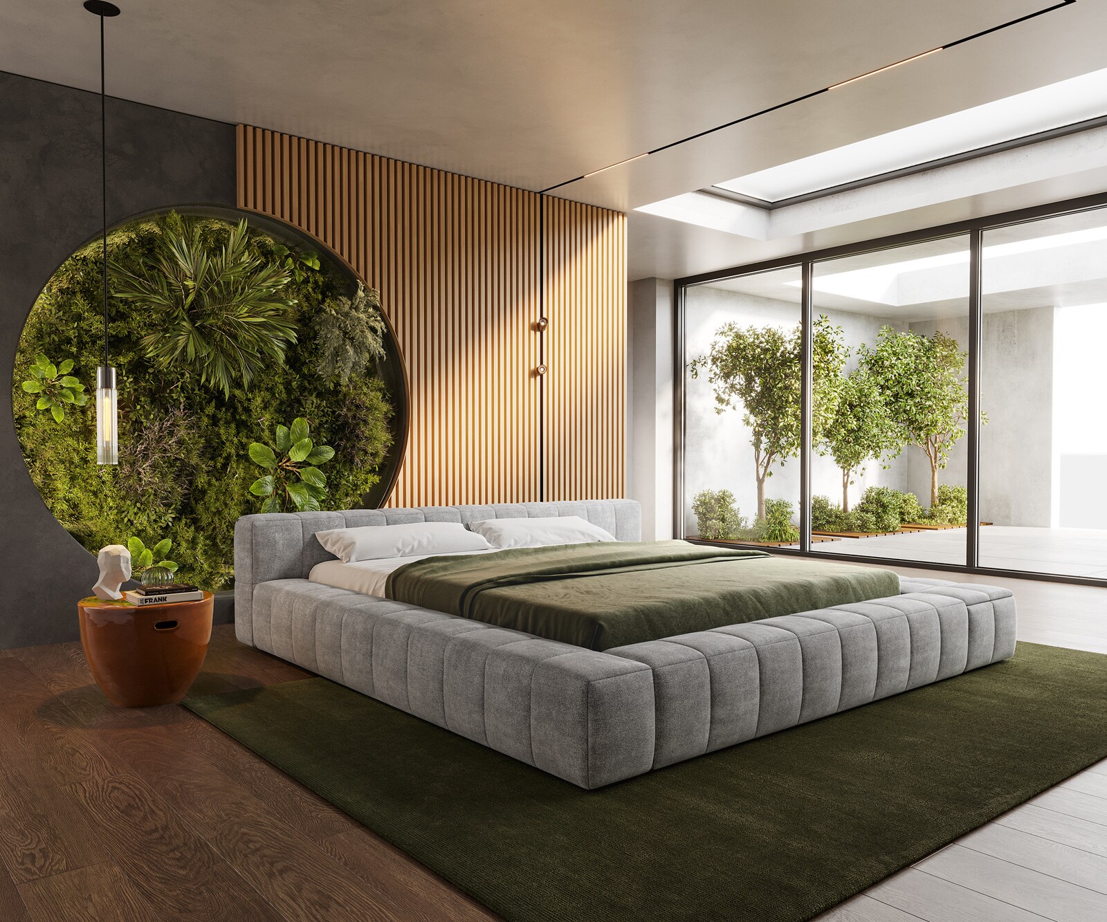 Sommier-rembourré Espazio 180x200 cm Tissu structuré Soft Grey