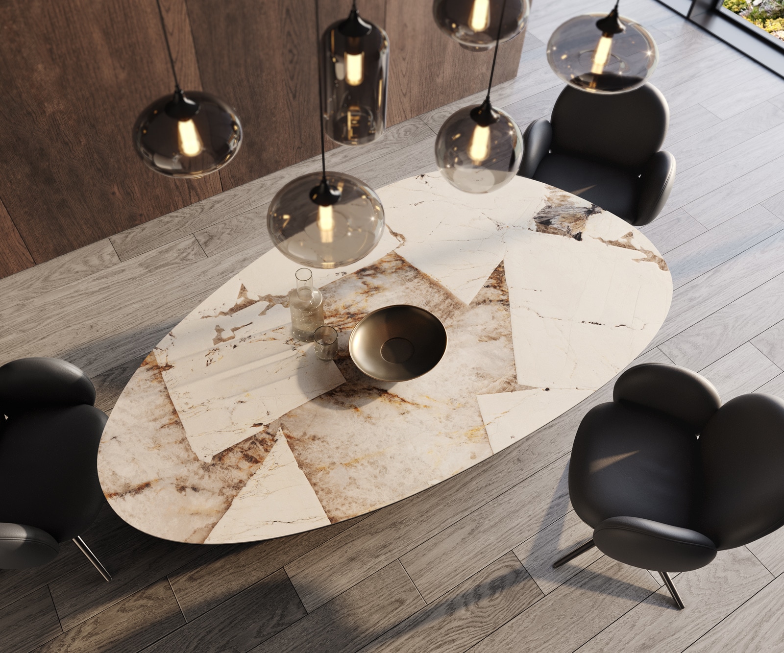Table à manger Edge Oval 220x120 Céramique Iris FMG Patagonia Lappato Pilier Acier inoxydable Graphite 3 Table à manger Edge Oval 220x120 Céramique Iris FMG Patagonia Lappato Pilier Acier inoxydable Graphite 3