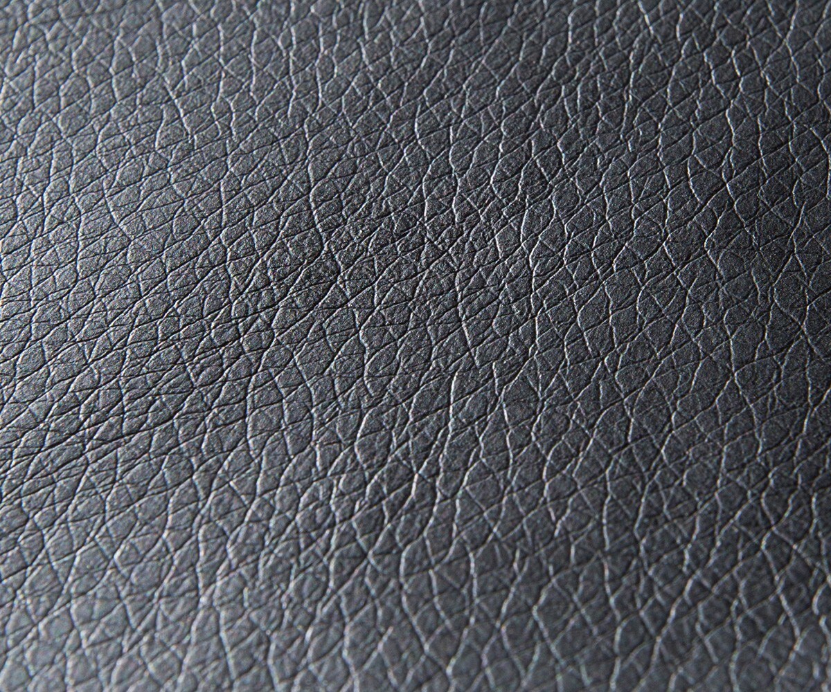 Échantillon-de-tissu similicuir noir 11