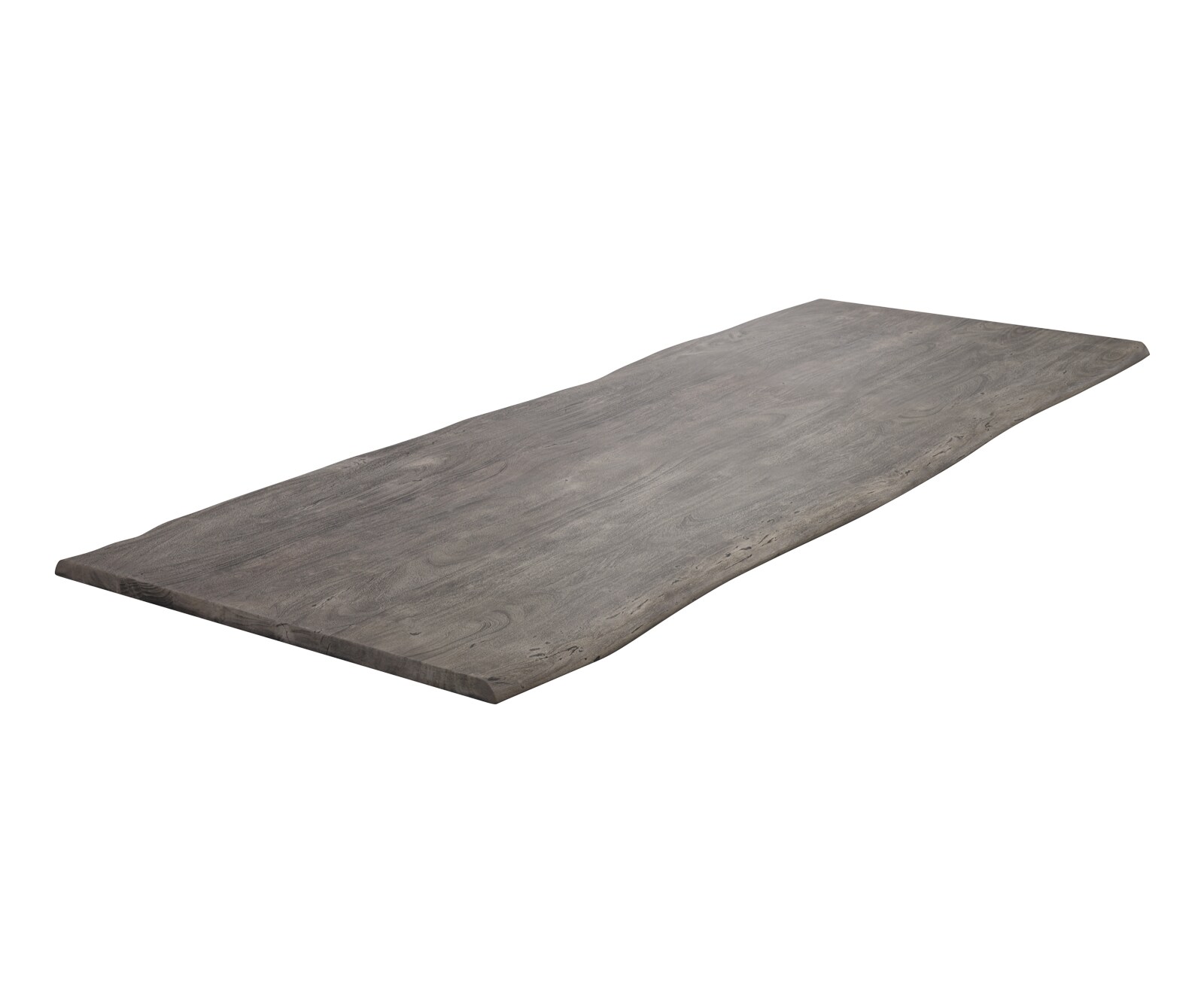 Plateau-de-table-à-manger Edge 260x100cm acacia platine Live-Edge
