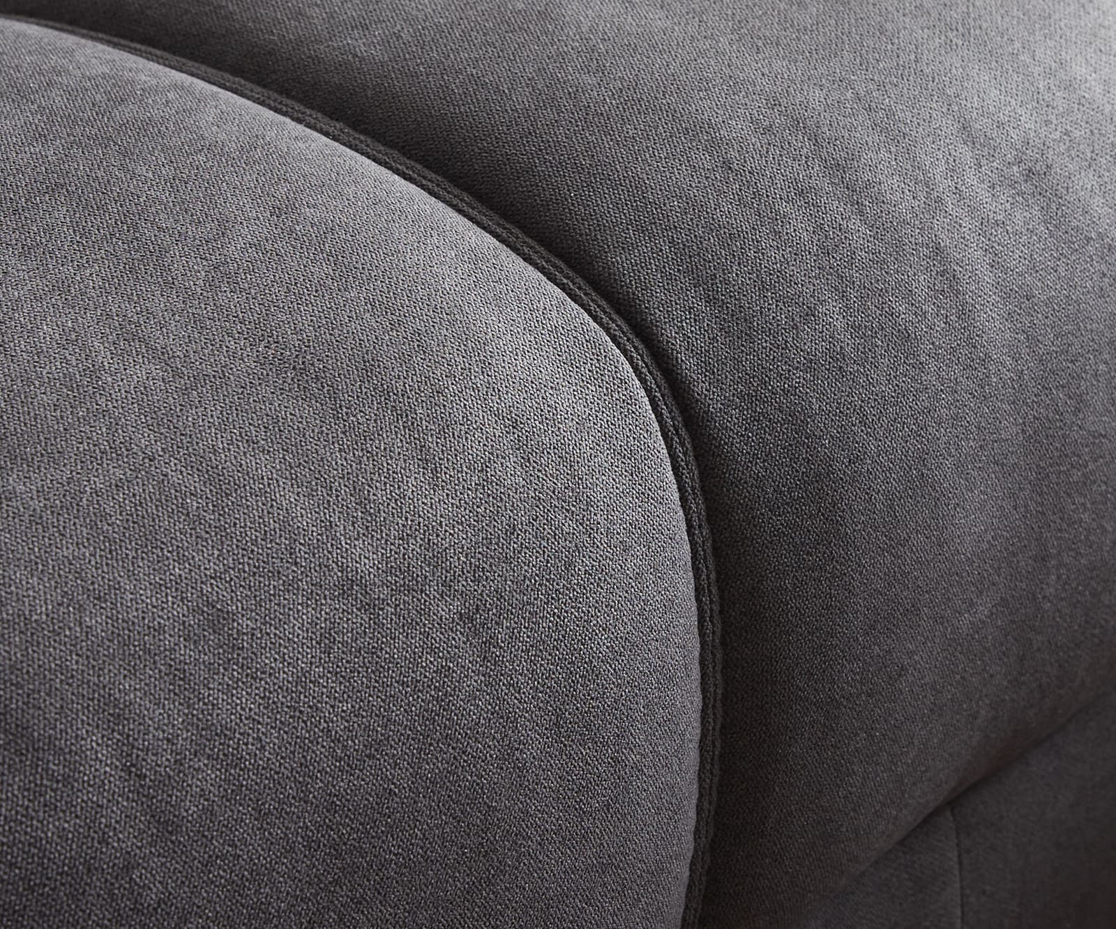 Canapé-panoramique Nabor 300x230 cm microfibre noir pouf à gauche incl. fonction d'extension électrique 2 Canapé-panoramique Nabor 300x230 cm microfibre noir pouf à gauche incl. fonction d'extension électrique 2