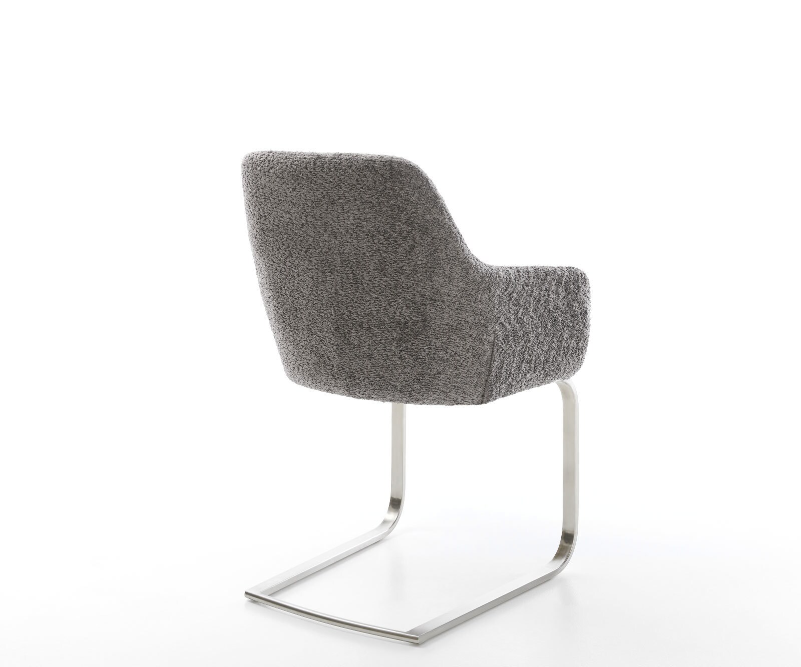 Cantilever Pejo-Flex bouclé gris pied cantilever plat acier inoxydable brossé ressorts ensachés 4 Cantilever Pejo-Flex bouclé gris pied cantilever plat acier inoxydable brossé ressorts ensachés 4