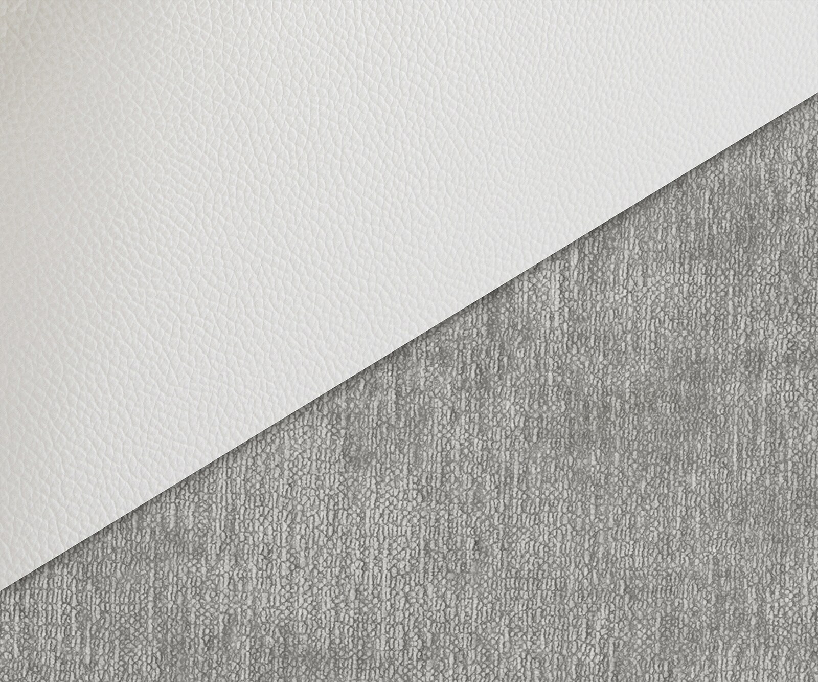 Cantilever Abelia-Flex avec accoudoirs tissu mixte cuir de vache blanc-gris argenté pied cantilever plat blanc 2 Cantilever Abelia-Flex avec accoudoirs tissu mixte cuir de vache blanc-gris argenté pied cantilever plat blanc 2