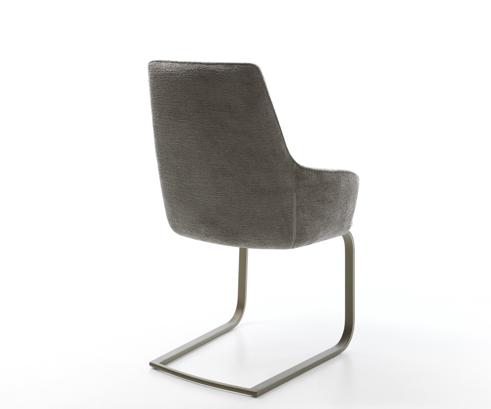 Cantilever Zelia-Flex avec accoudoirs bouclé doux boue pied cantilever plat noir ressorts ensachés 5