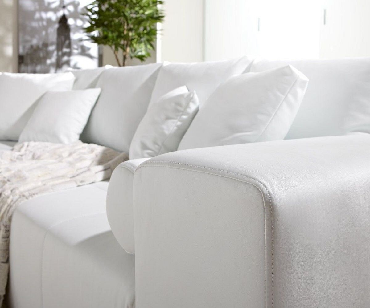Canapé Marbeya 290x110 cm blanc avec fonction lit 3