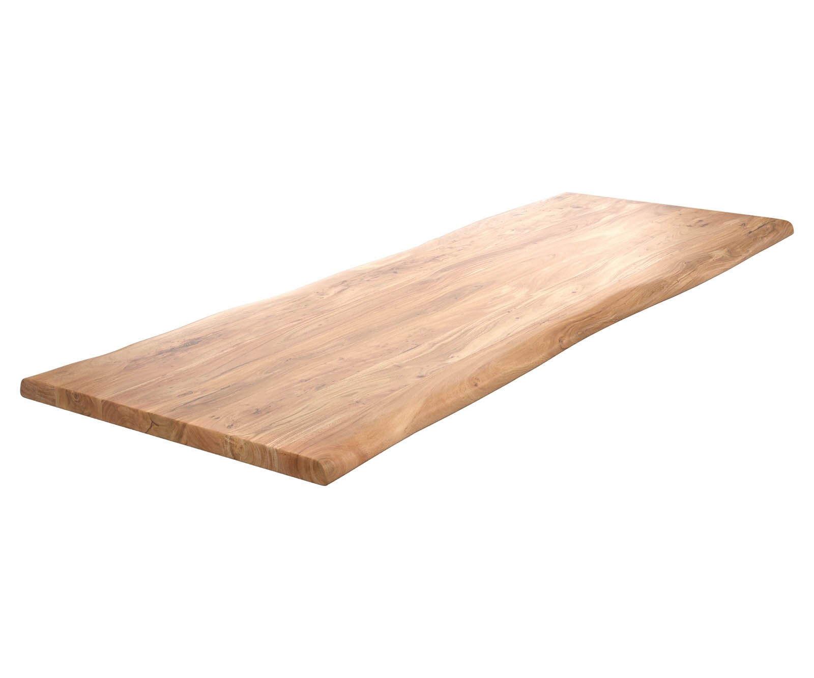 Plateau-de-table-à-manger Edge 280x100cm XL acacia nature Live-Edge