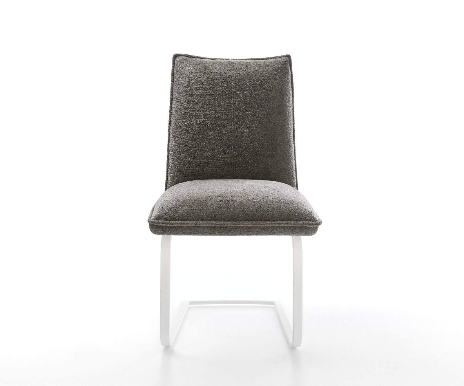 Cantilever Lelio-Flex bouclé doux couleur boue pied cantilever plat blanc resorts ensachés 2