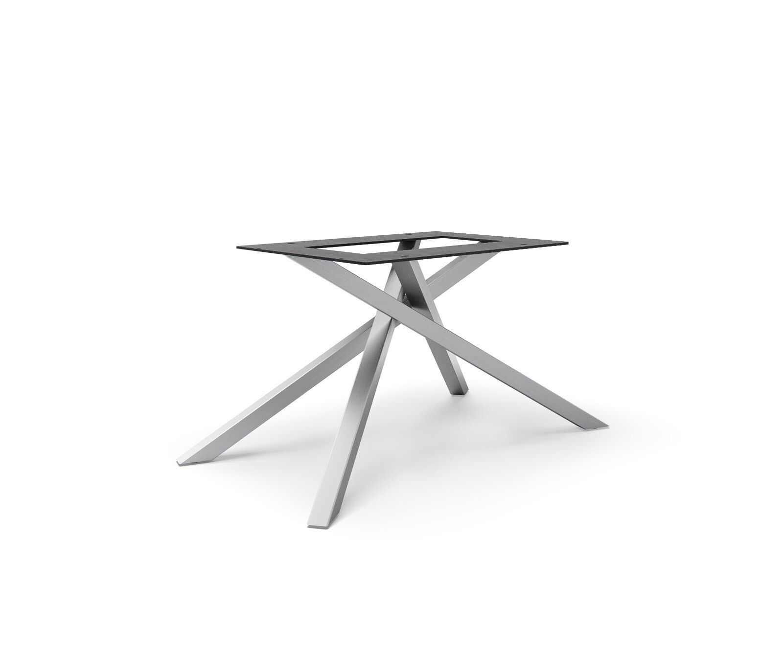 Piètement de table Edge Piètement en croix pour plateaux de table de différentes tailles 4