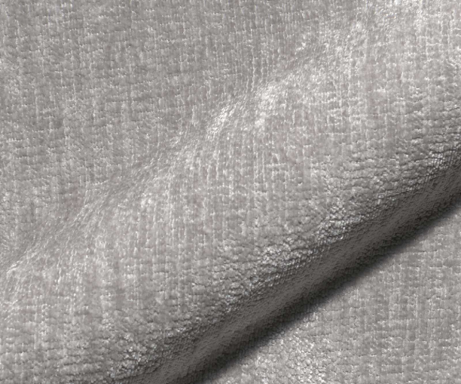 Échantillon de tissu Flex Chenille Gris argenté
