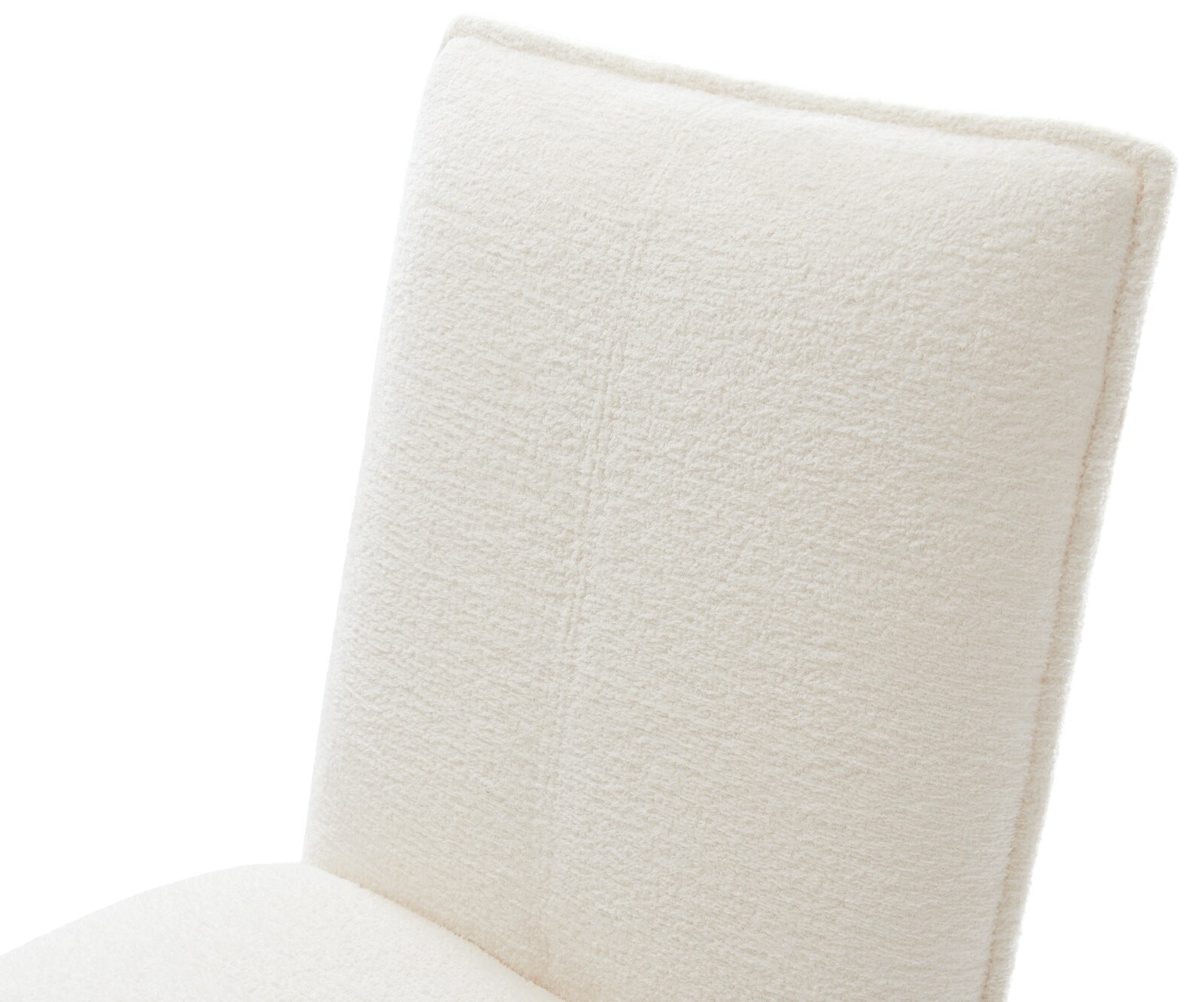 Chaise-pivotante Lelio-Flex bouclé doux beige pied de chaise 4 branches grafiete pivotement sur 360° fonction bascule resorts ensachés 4